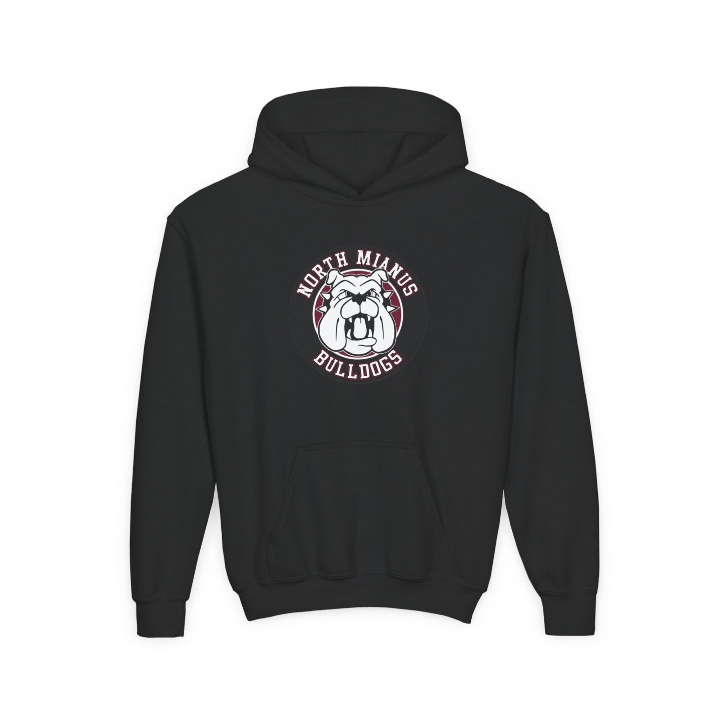 North Mianus Bulldogs Cheer Youth Heavy Blend Hooded Sweatshirt
