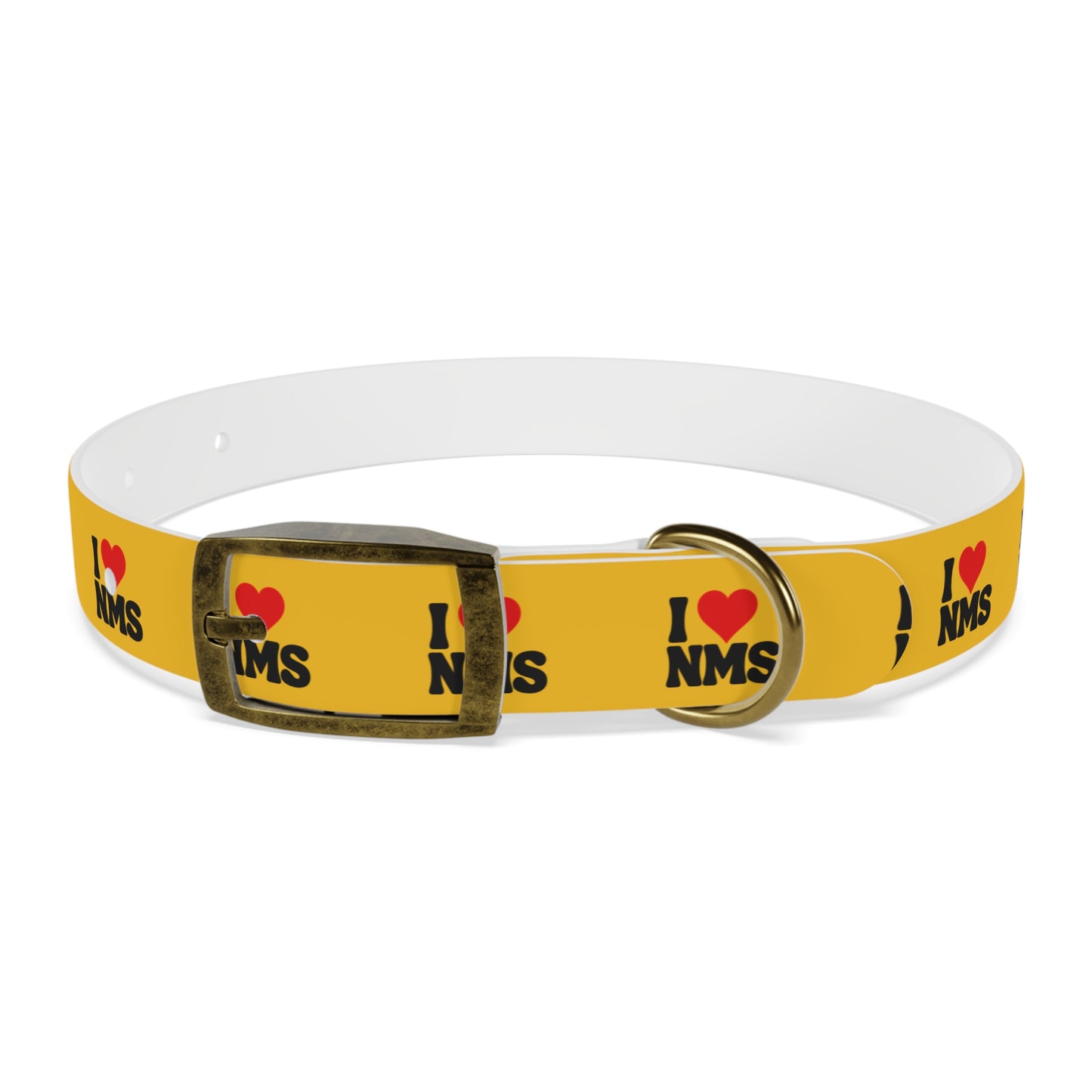 NMS I LOVE NMS Pet Collar YELLOW