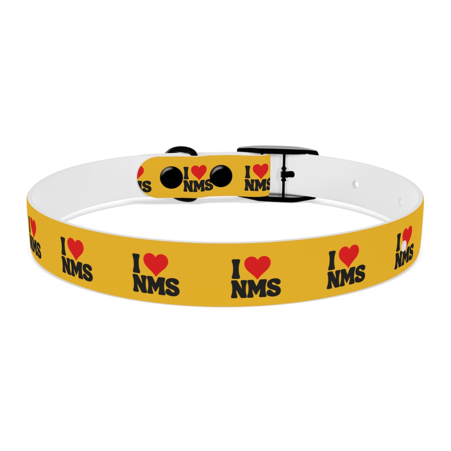 NMS I LOVE NMS Pet Collar YELLOW