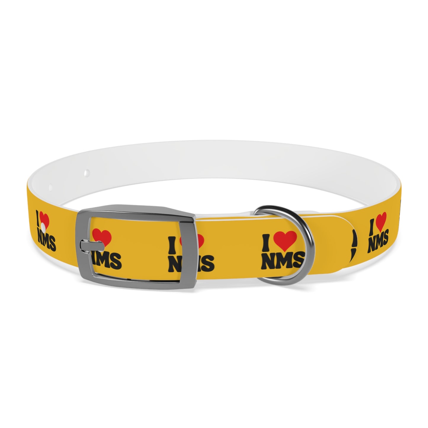 NMS I LOVE NMS Pet Collar YELLOW