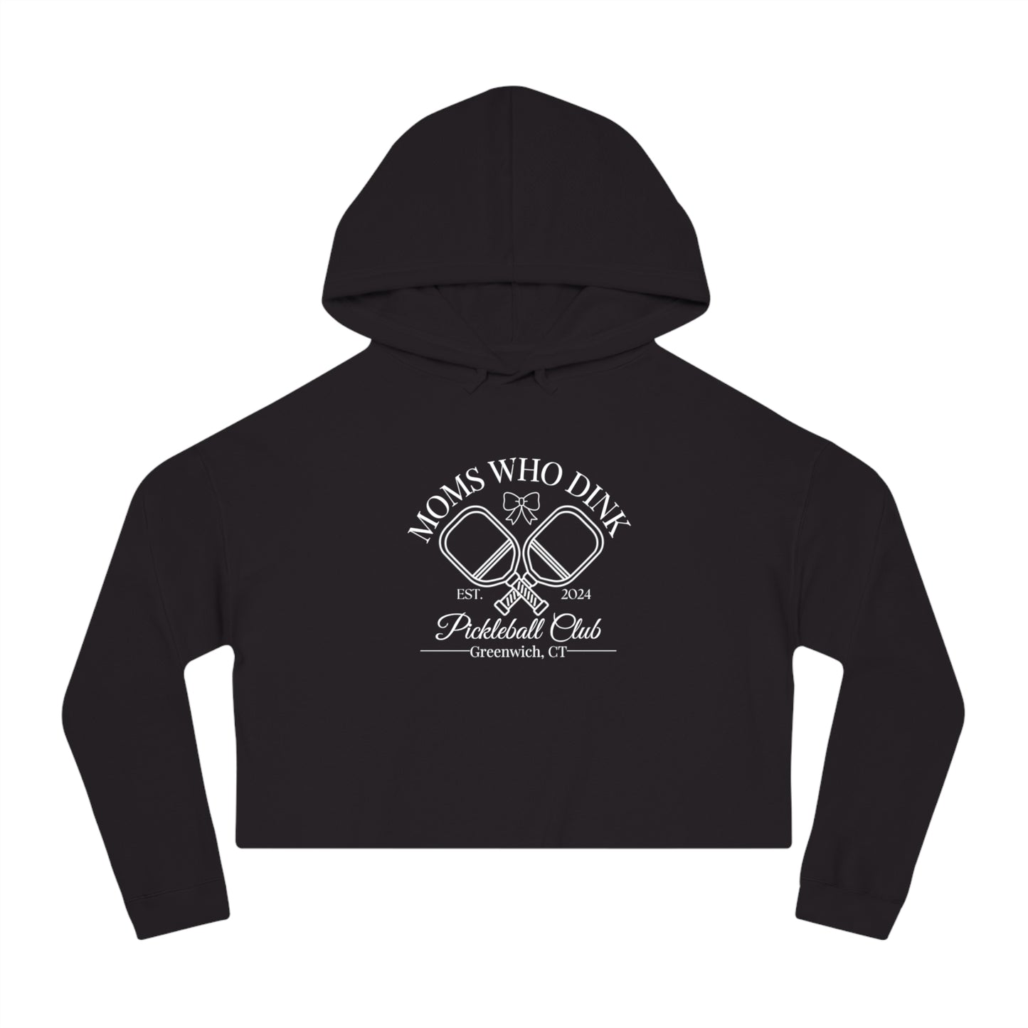 Pickleball Women’s Cropped Hooded Sweatshirt