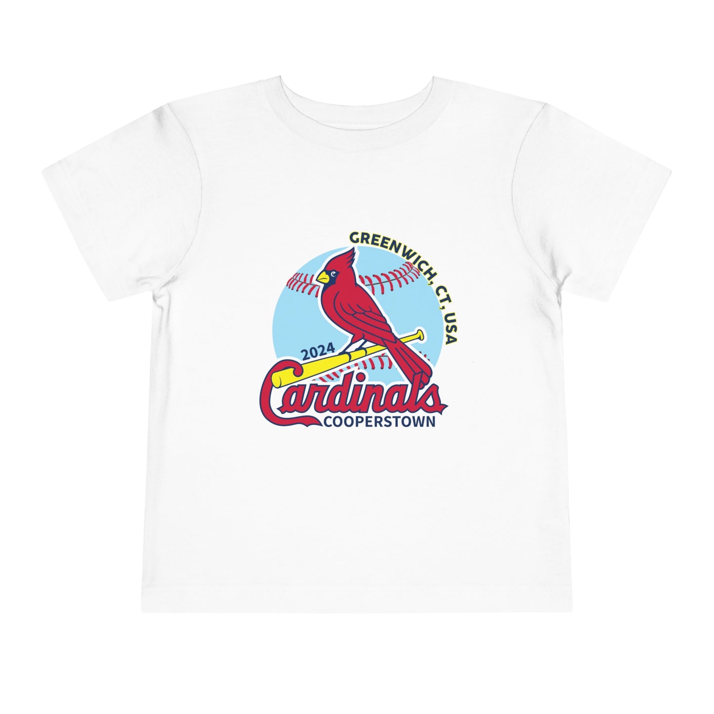 Cardinals Toddler Short Sleeve Tee Bella and Canvas