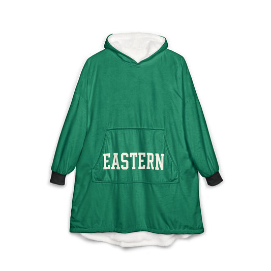 Cozy Unisex Hooded Blanket for Home and Outdoor, Perfect for Movie Nights, Camping, Sports Events, Gifts for All Occasions, 'EASTERN' Design