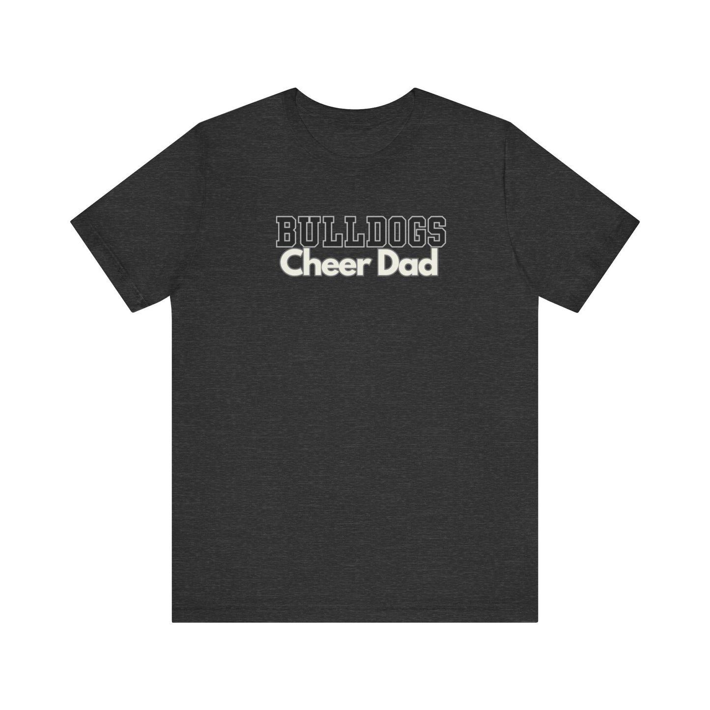 Bulldogs Cheer Unisex Jersey Short Sleeve Tee