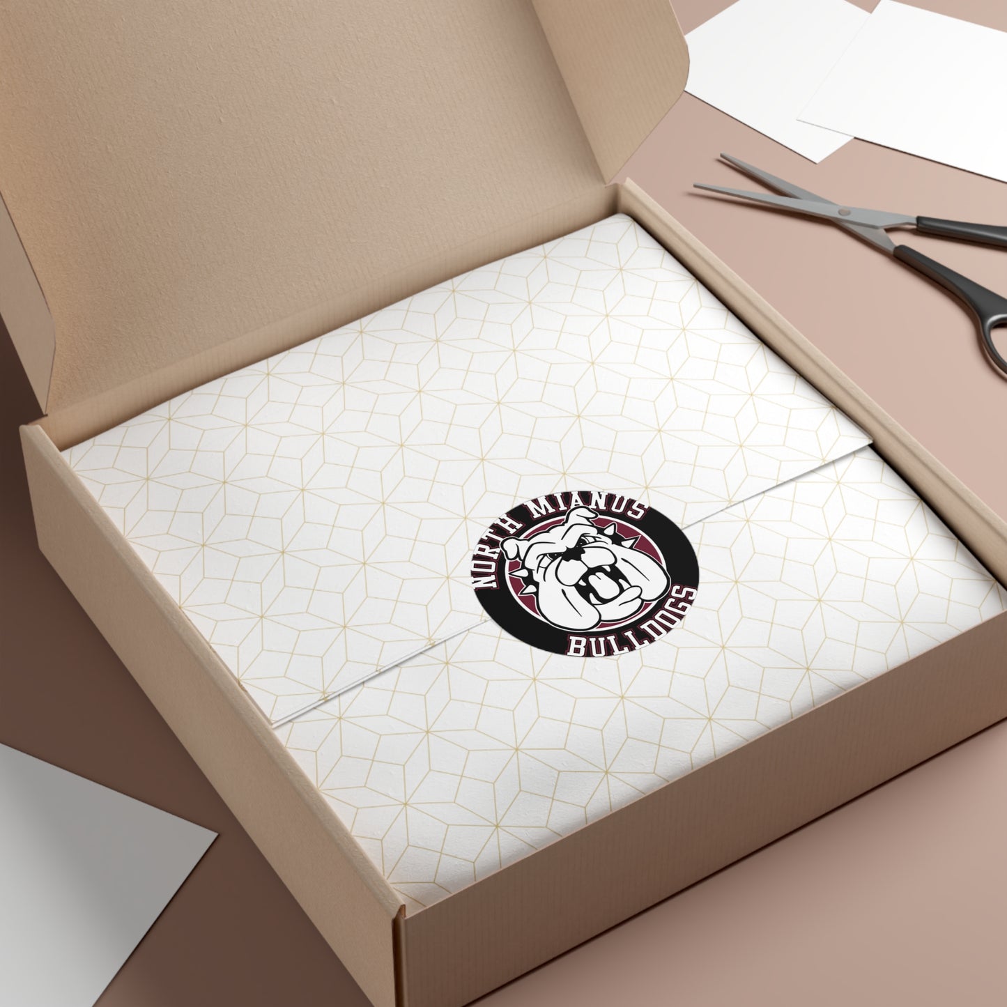 Bulldogs Circle Sticker Various Sizes