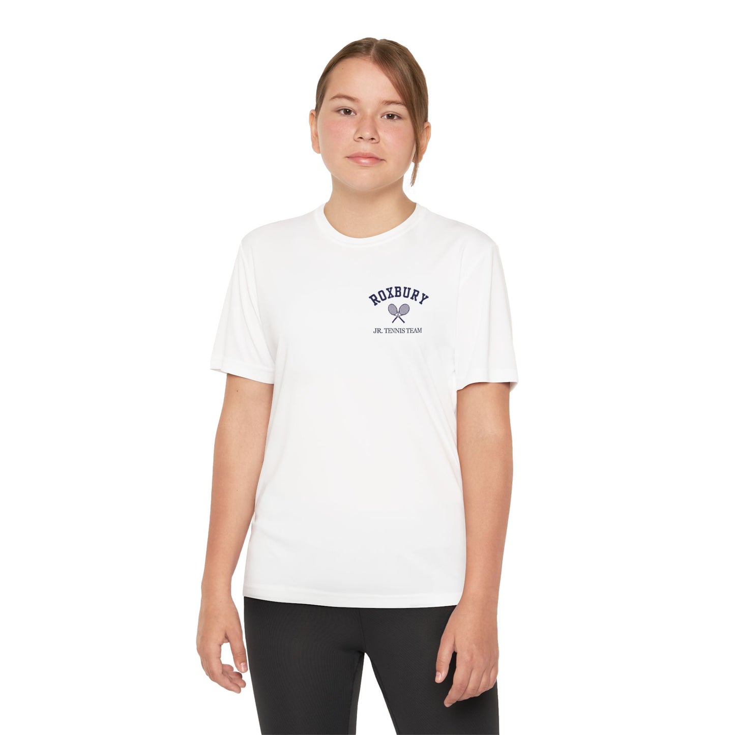 Roxbury Jr. Tennis Team Youth Athletic Performance Tee