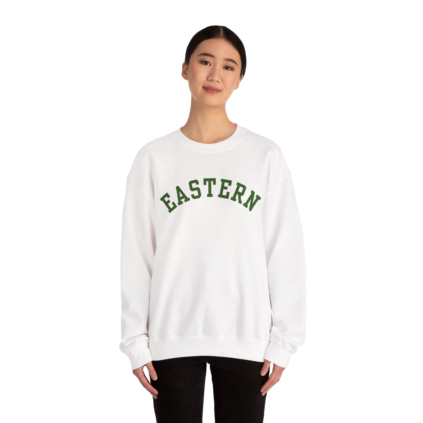 Cozy Eastern Collegiate Sweatshirt, Unisex Crewneck