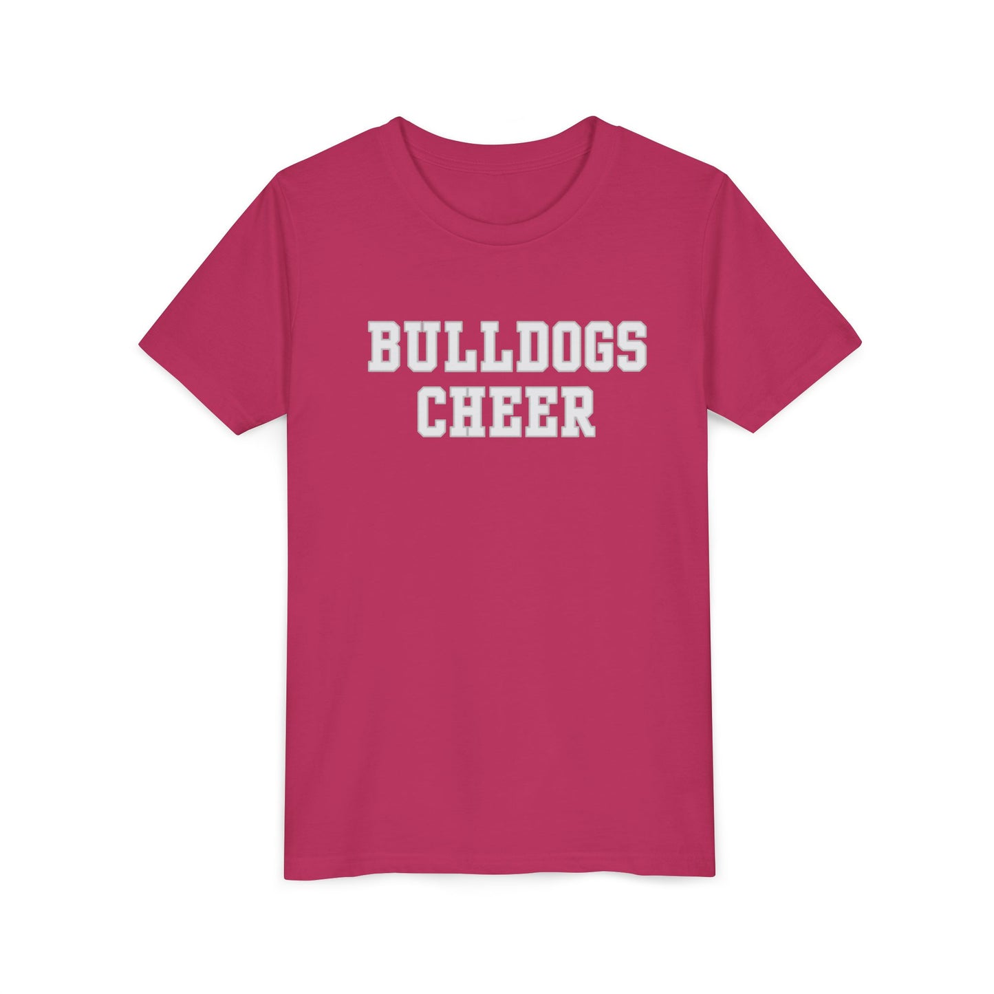 Bulldogs Cheer Kids Cheerleader Shirt, Cheer shirt for cheerleader, Kids Cheer Merch, Kids Cheer,Youth Short Sleeve Tee