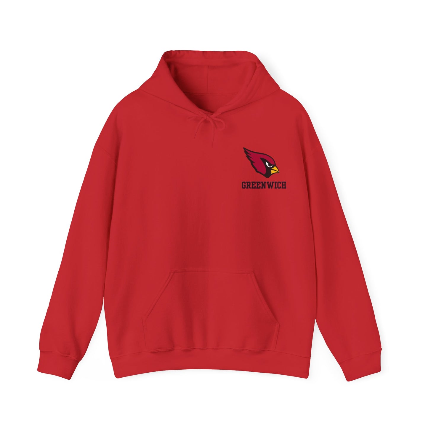 Greenwich Cardinals hoodie, Gift for Graduate, Gift for GHS Student, Unisex Heavy Blend™ Hooded Sweatshirt