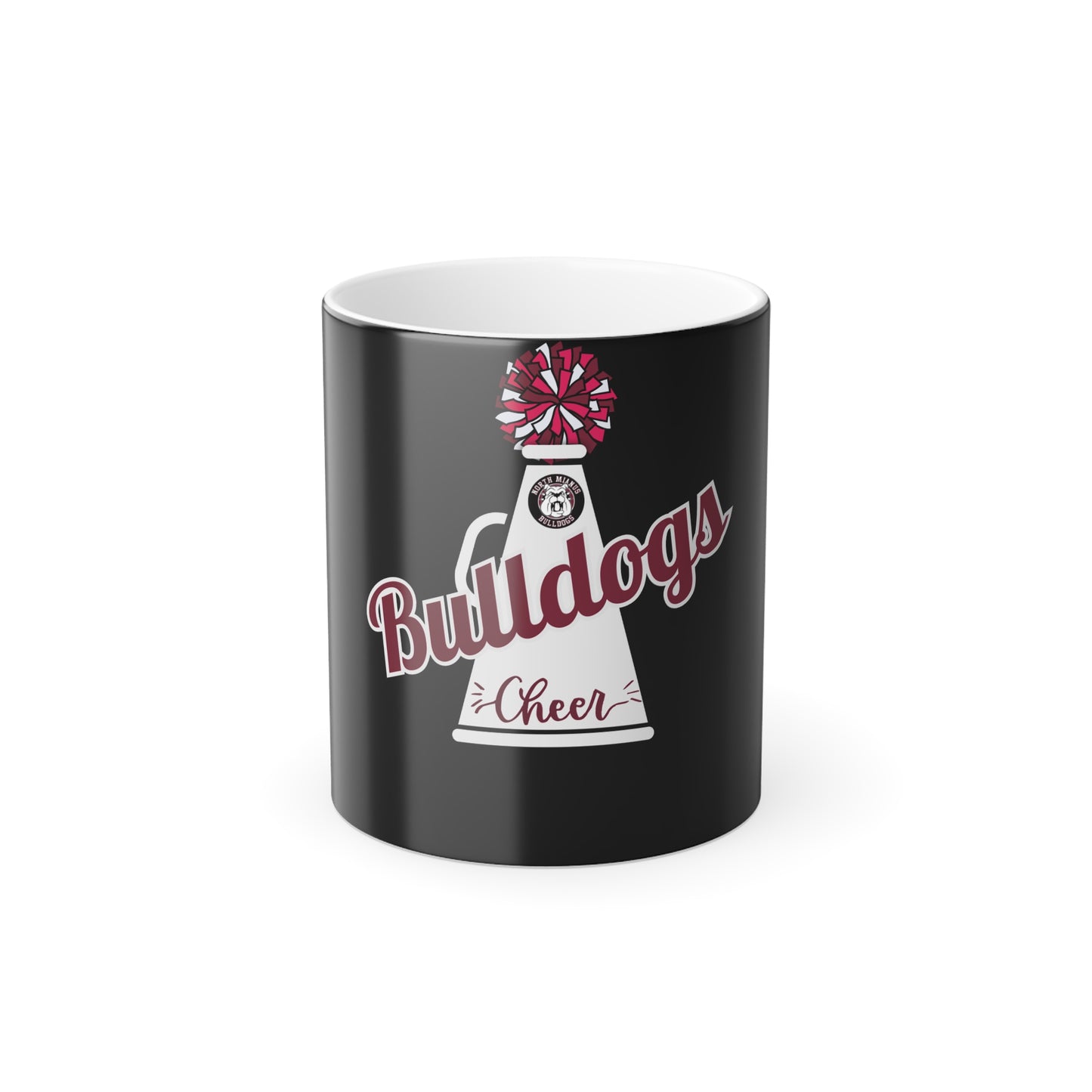 Bulldogs Cheer Color Morphing Mug, 11oz