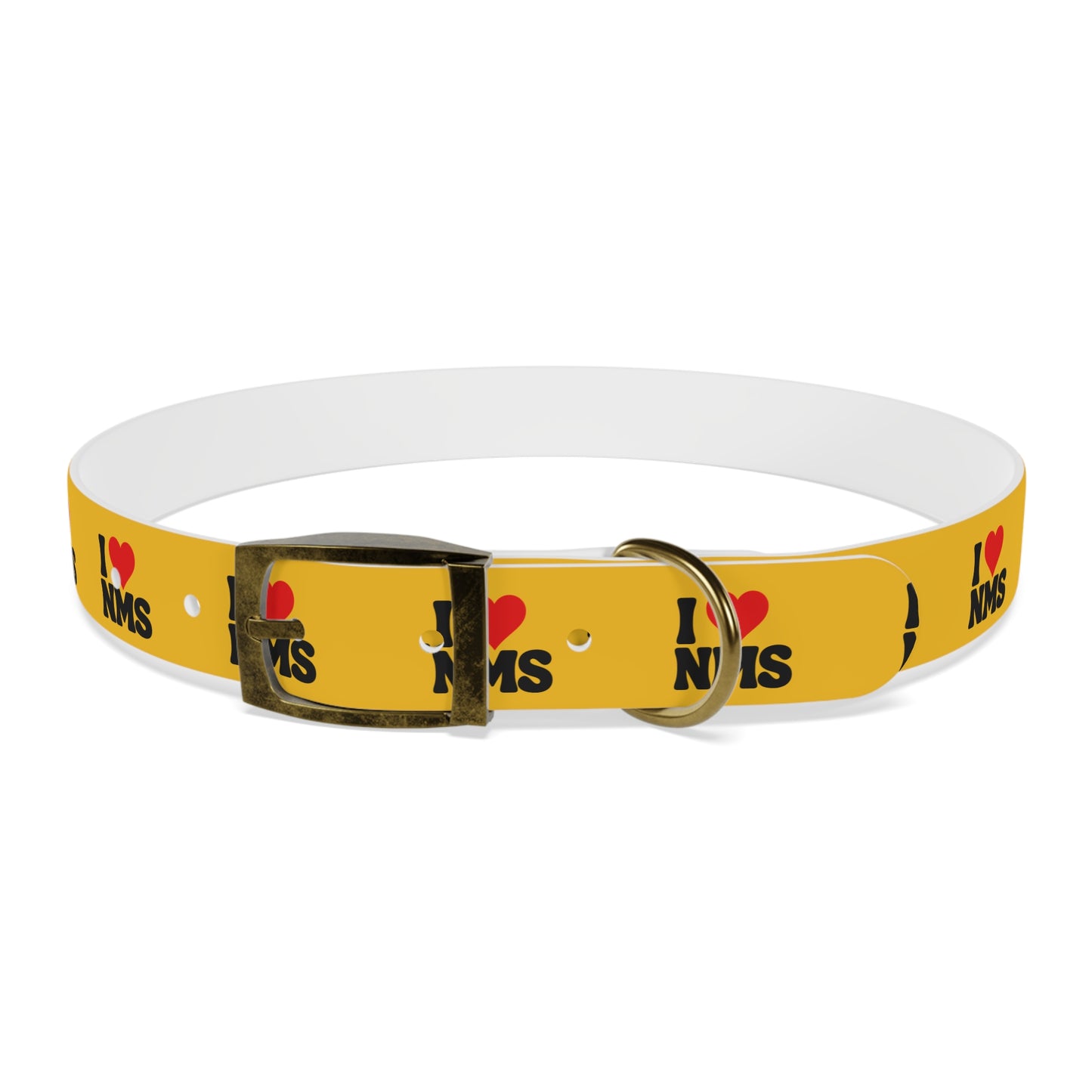 NMS I LOVE NMS Pet Collar YELLOW