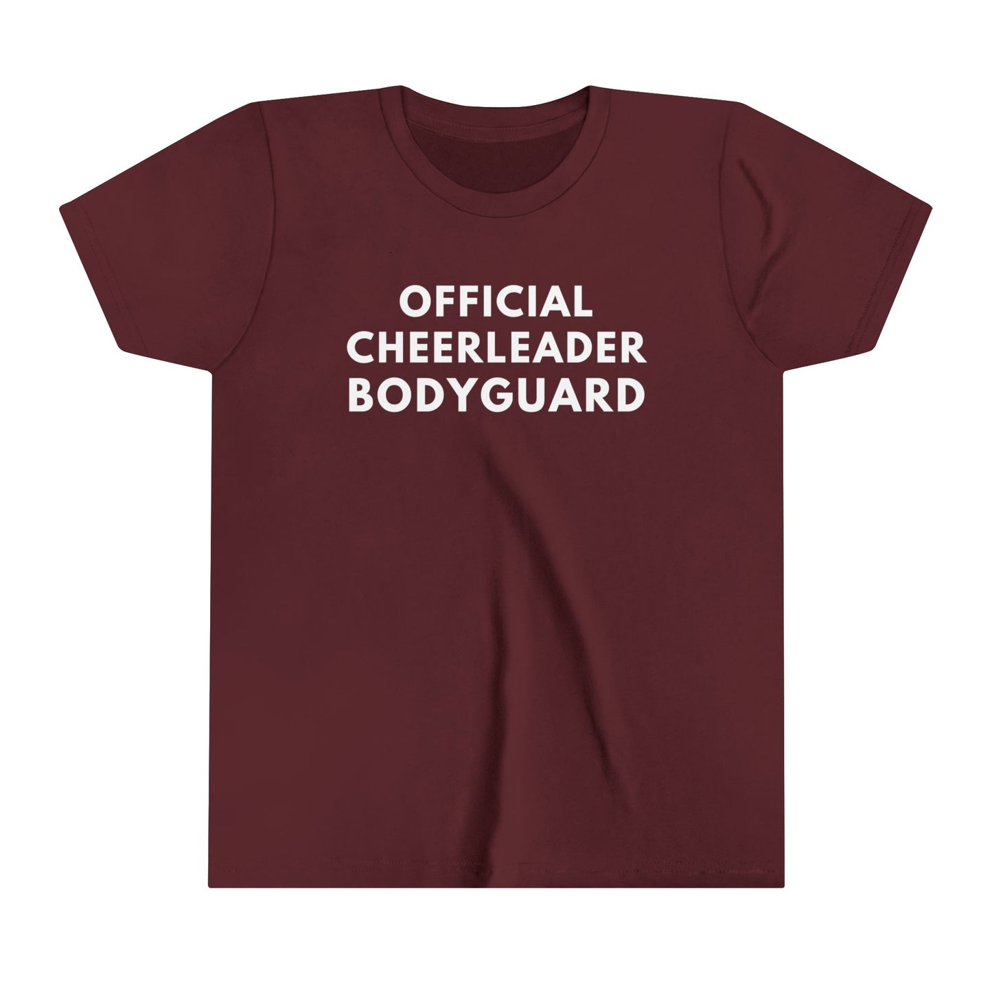 Official Cheerleader Bodyguard, Fear the Bro, Cheer Brother Shirt, Gift for cheerlearder gift for cheerleader brother