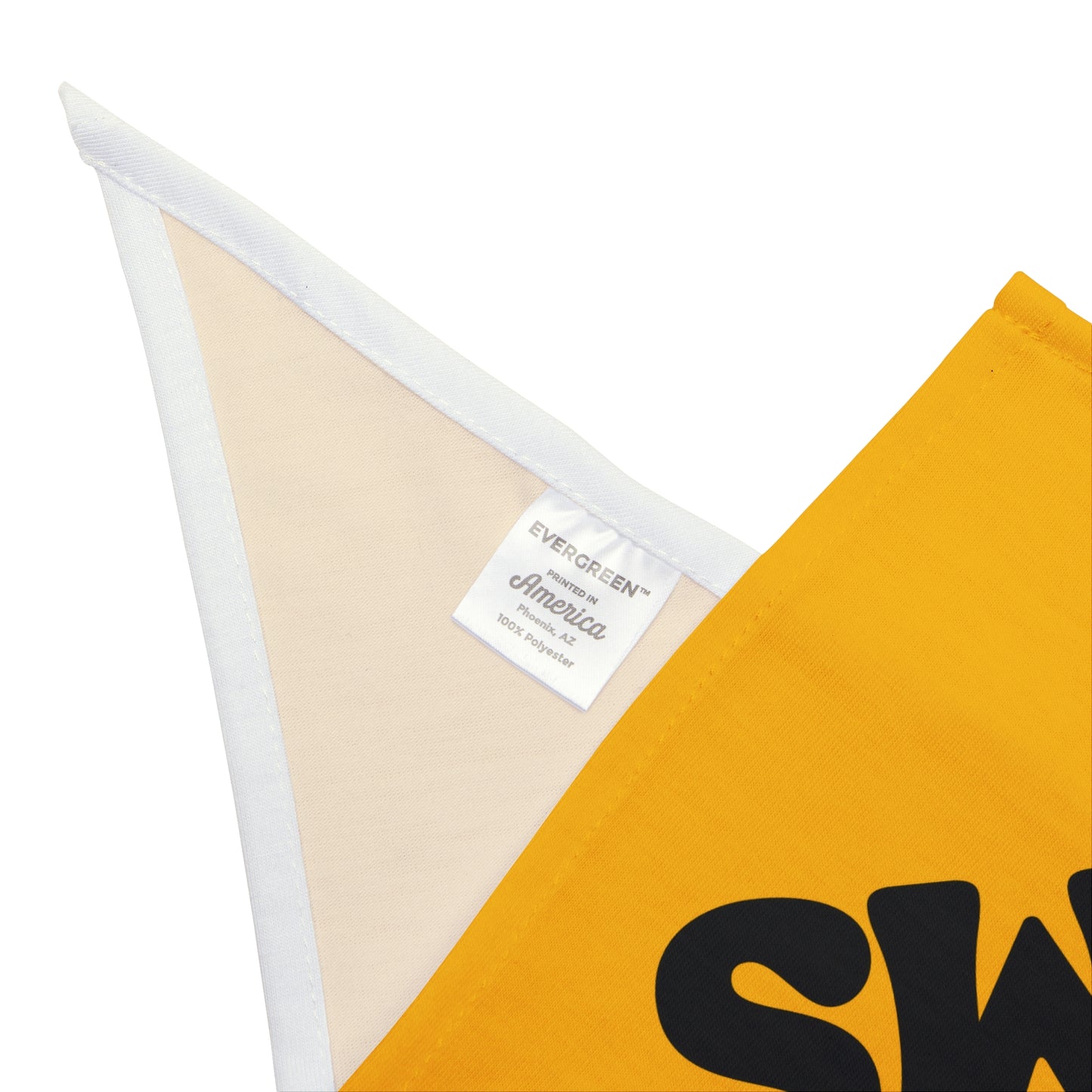 NMS I LOVE NMS Yellow Pet Bandana, Dog Adopt Me Bandana, Dog customizable bandana, Dog Collar Bandana, Adopt Me Bandana