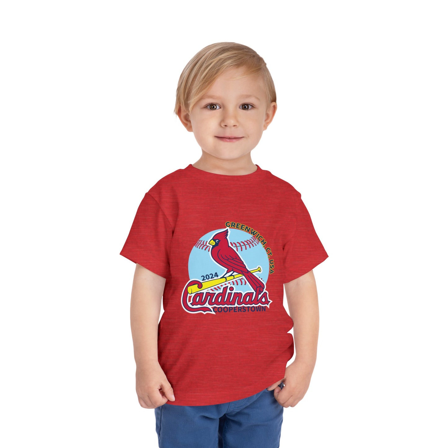 Cardinals Toddler Short Sleeve Tee Bella and Canvas