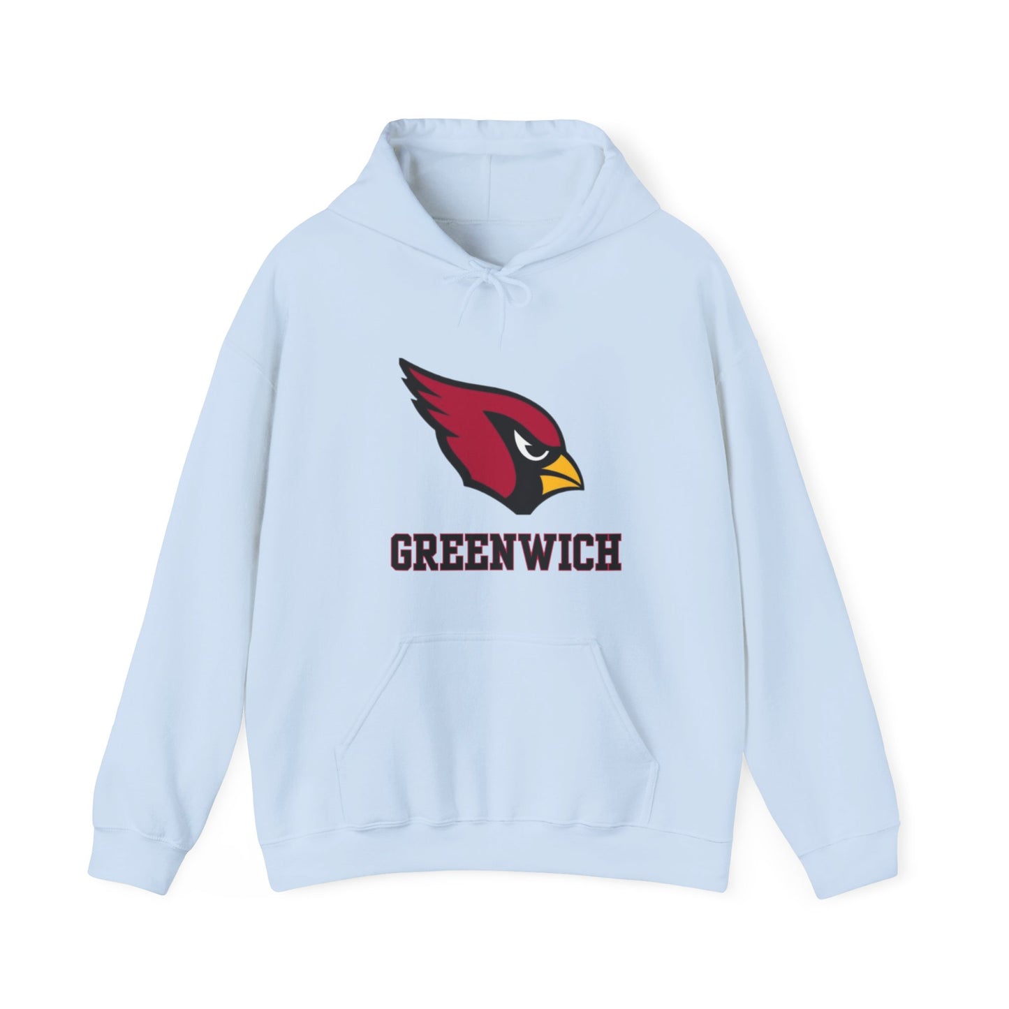 Greenwich white hoodie, Gift for Graduate, Gift for GHS Student, Unisex Heavy Blend™ Hooded Sweatshirt