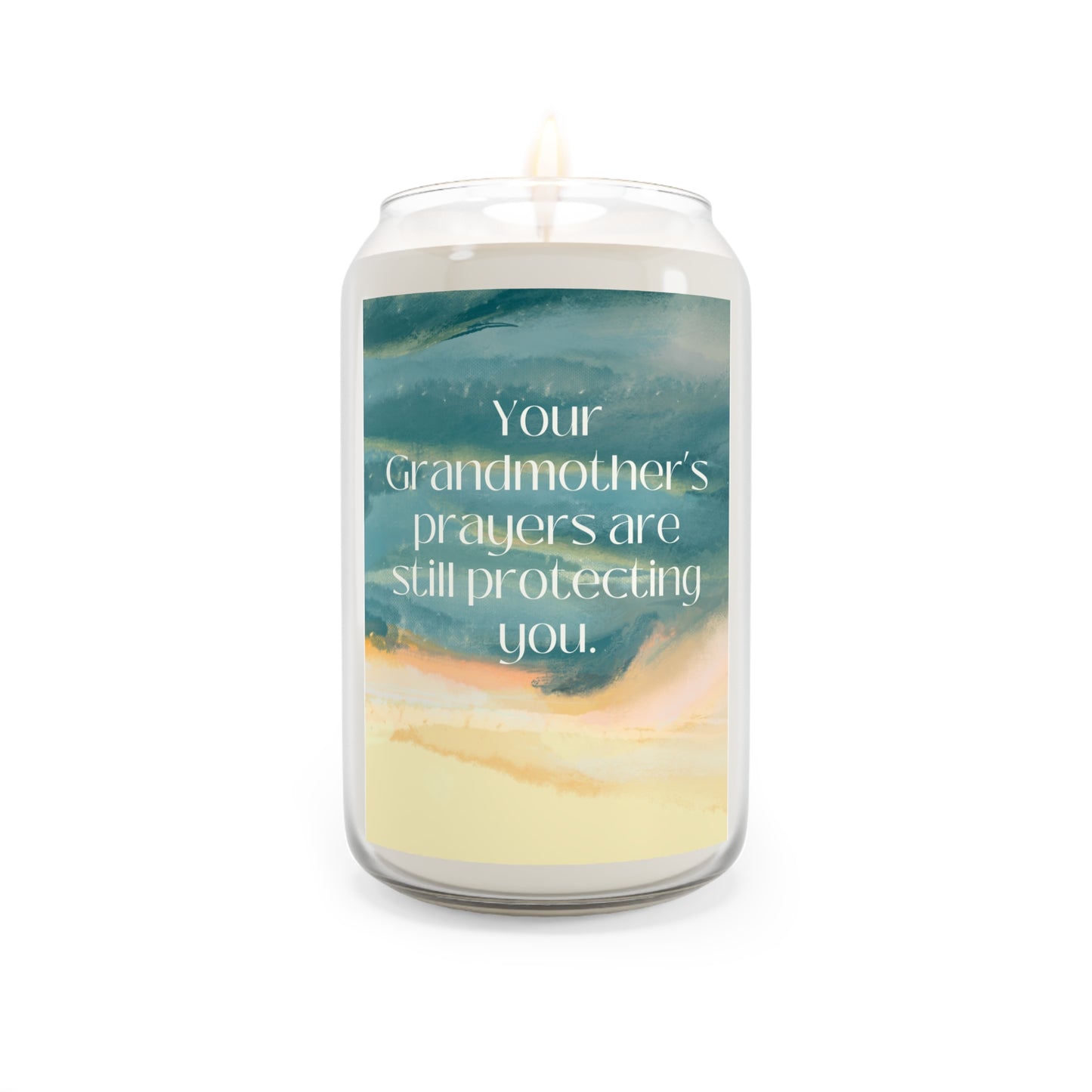 Your Grandmother's prayers are still protecting you, Sympathy Gift, Gift for Grandchild, Comfort gift gift, Scented Candle, 13.75oz