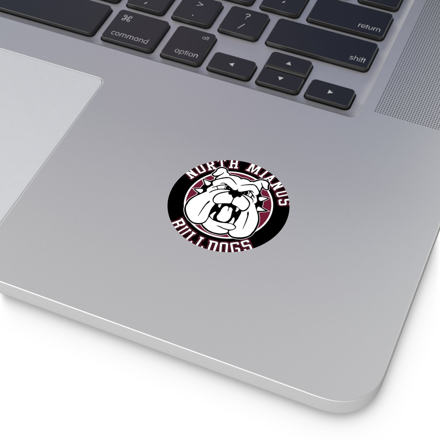 Bulldogs Circle Sticker Various Sizes