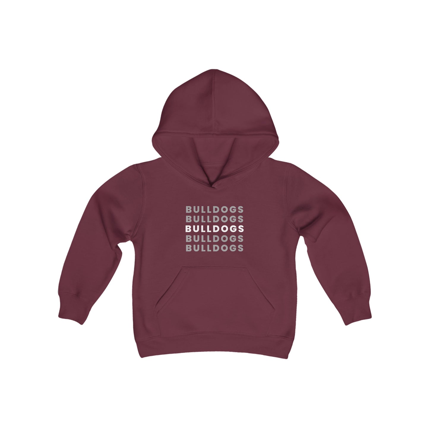 Bulldogs Cheer In My Cheer Era Hoodie Sweatshirt, Cheerleader Sweatshirt, Cheer Hoodie, Kids Cheer Youth Heavy Blend Hooded Sweatshirt
