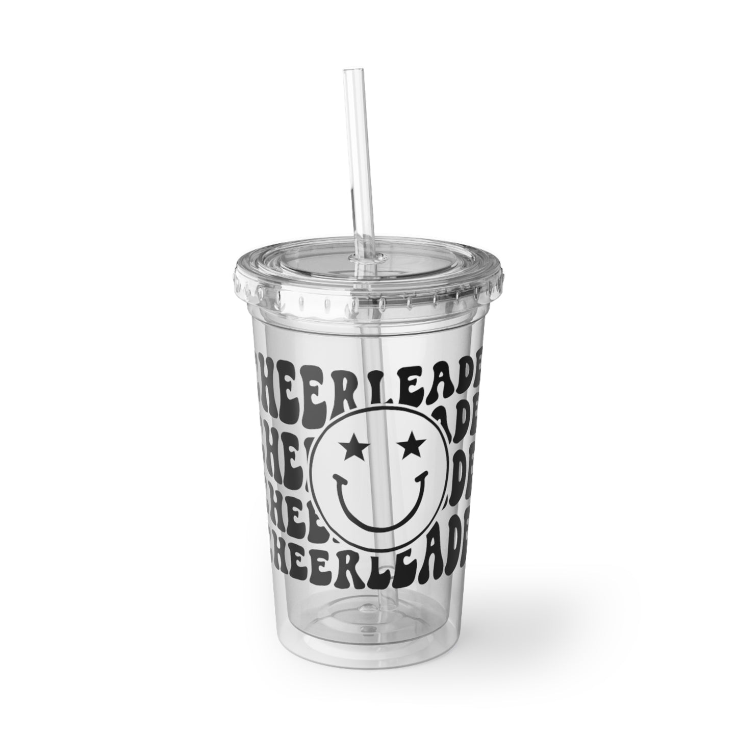 Cheerleader Cup, Gift For Cheerleader, Clear Tumbler For Cheerleader, Cheer Cup, Cheer Gift, Suave Acrylic Cup