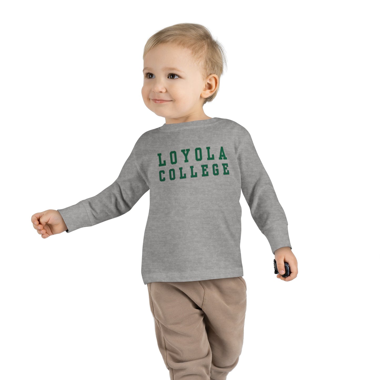 Loyola College "Vintage" Kids Long Sleeve Tee T-shirt, Gift for Loyola Alumni, Gift for Loyola Student, Go Greyhounds