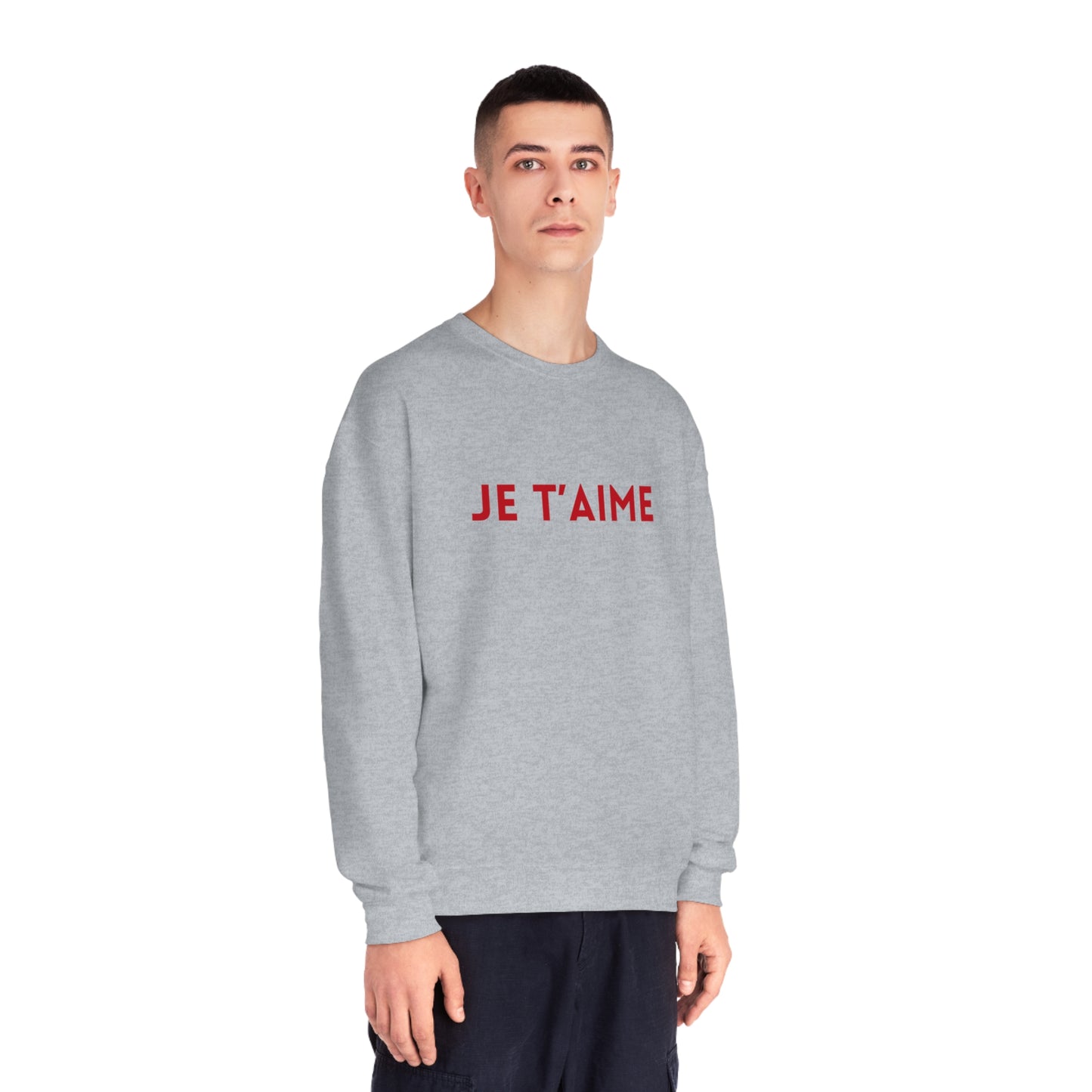 Je T'aime Sweatshirt, Je T"aime I Love French Sweatshirt, Gift for Valentine's Day, Gift For Her