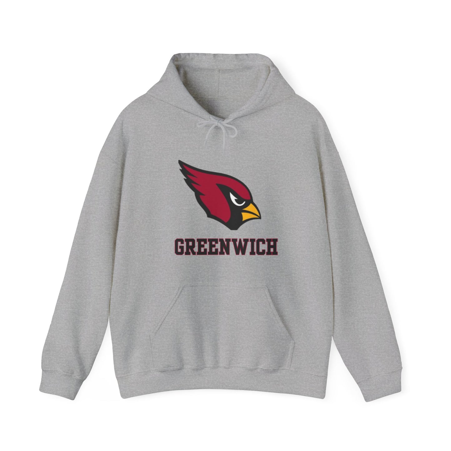 Greenwich white hoodie, Gift for Graduate, Gift for GHS Student, Unisex Heavy Blend™ Hooded Sweatshirt