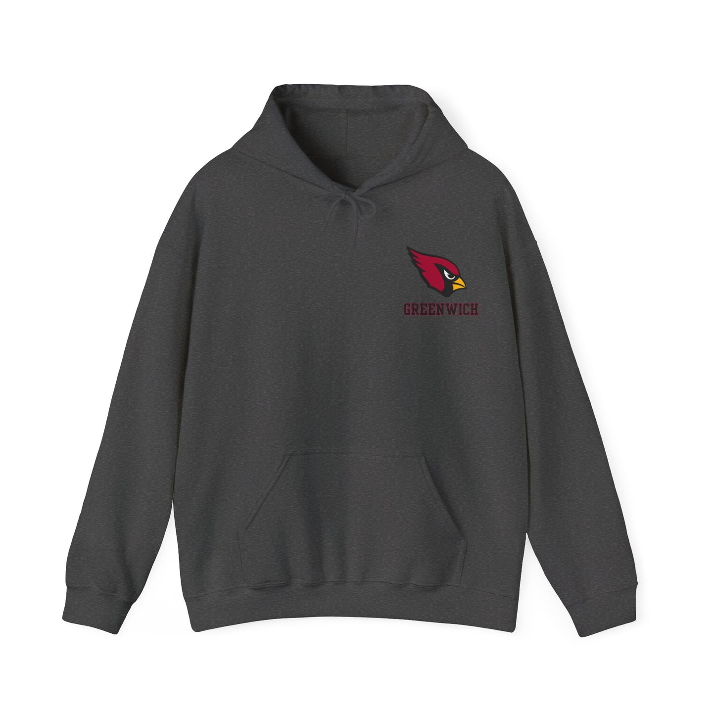Greenwich Cardinals hoodie, Gift for Graduate, Gift for GHS Student, Unisex Heavy Blend™ Hooded Sweatshirt