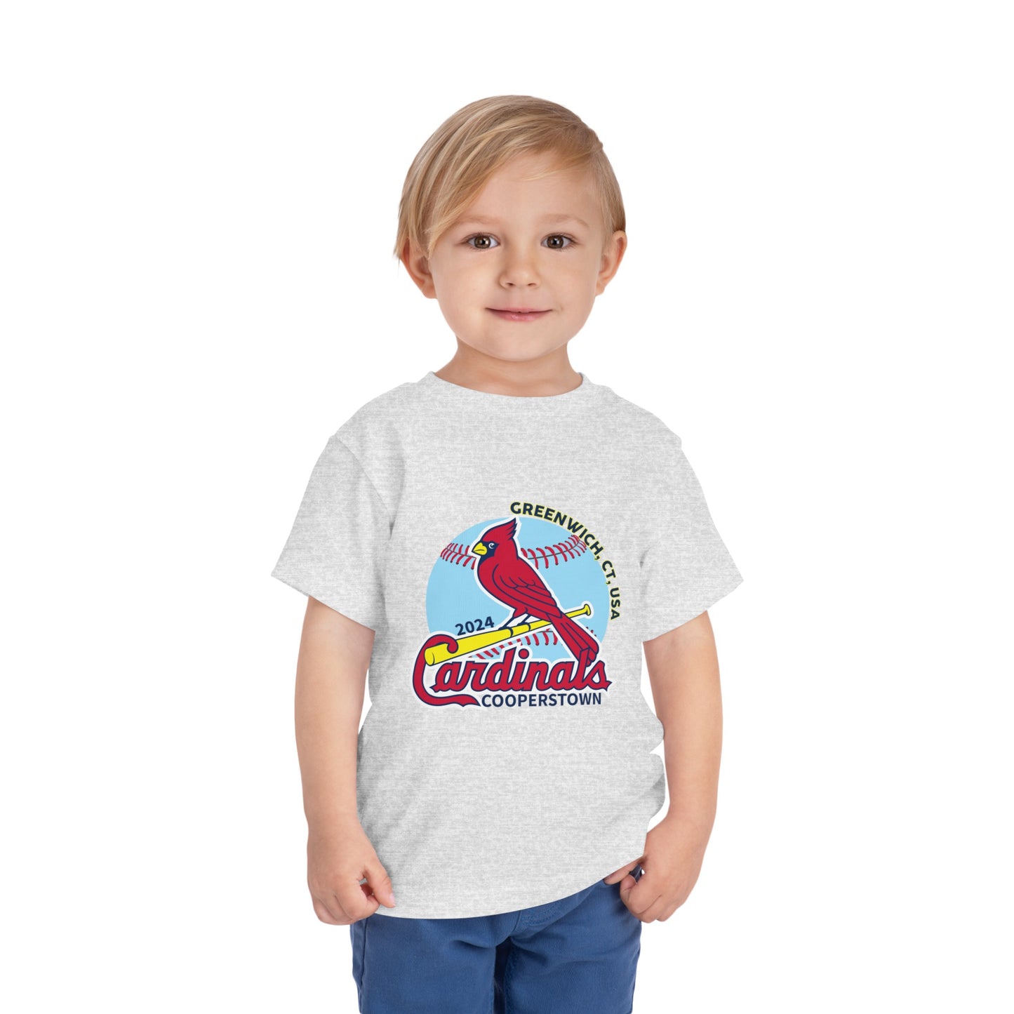 Cardinals Toddler Short Sleeve Tee Bella and Canvas
