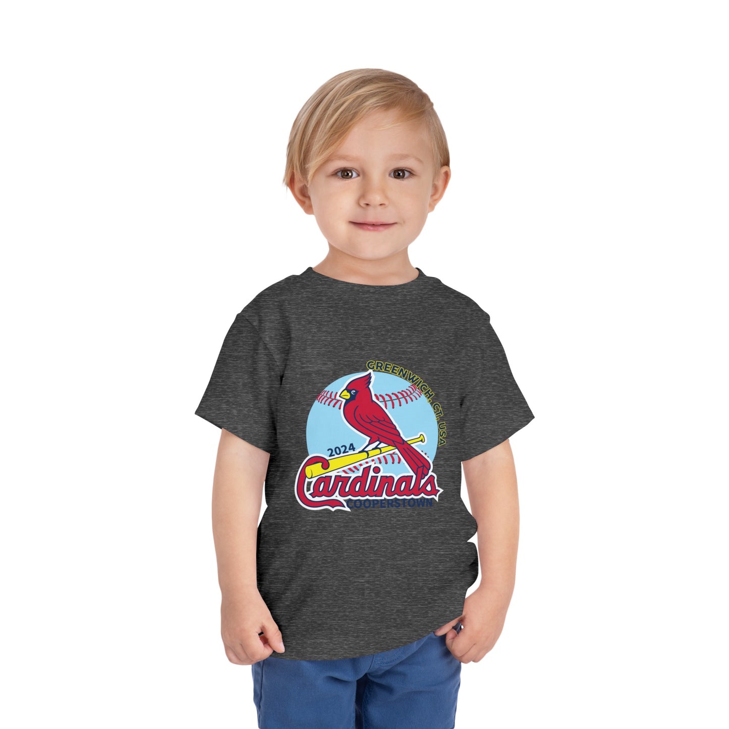 Cardinals Toddler Short Sleeve Tee Bella and Canvas