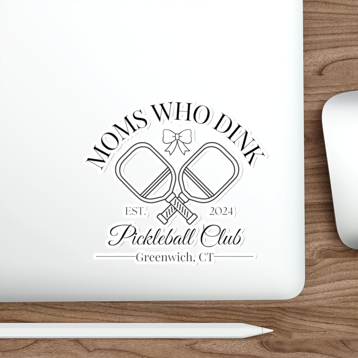 Moms Who Dink Die-Cut Stickers