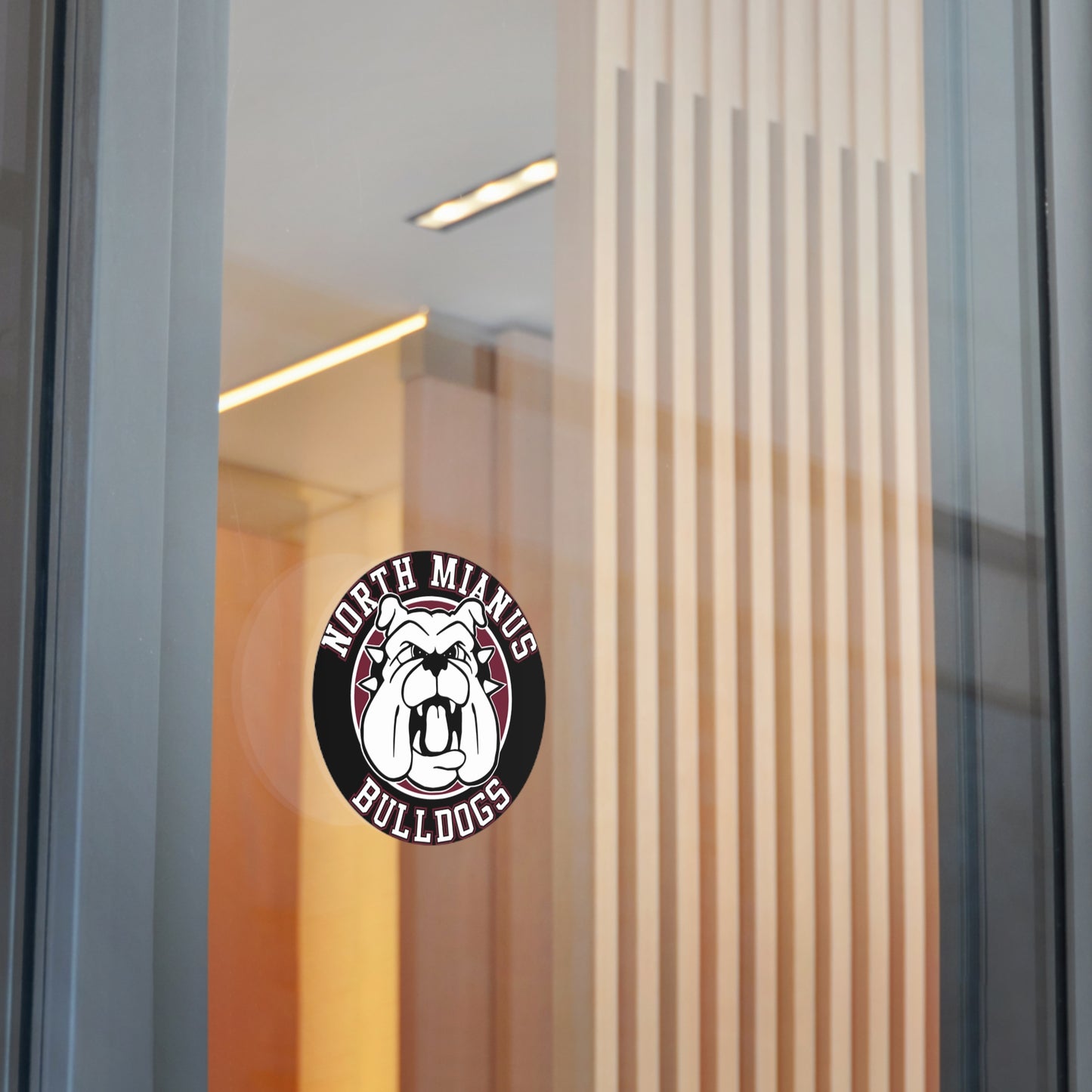 Bulldogs Circle Sticker Various Sizes