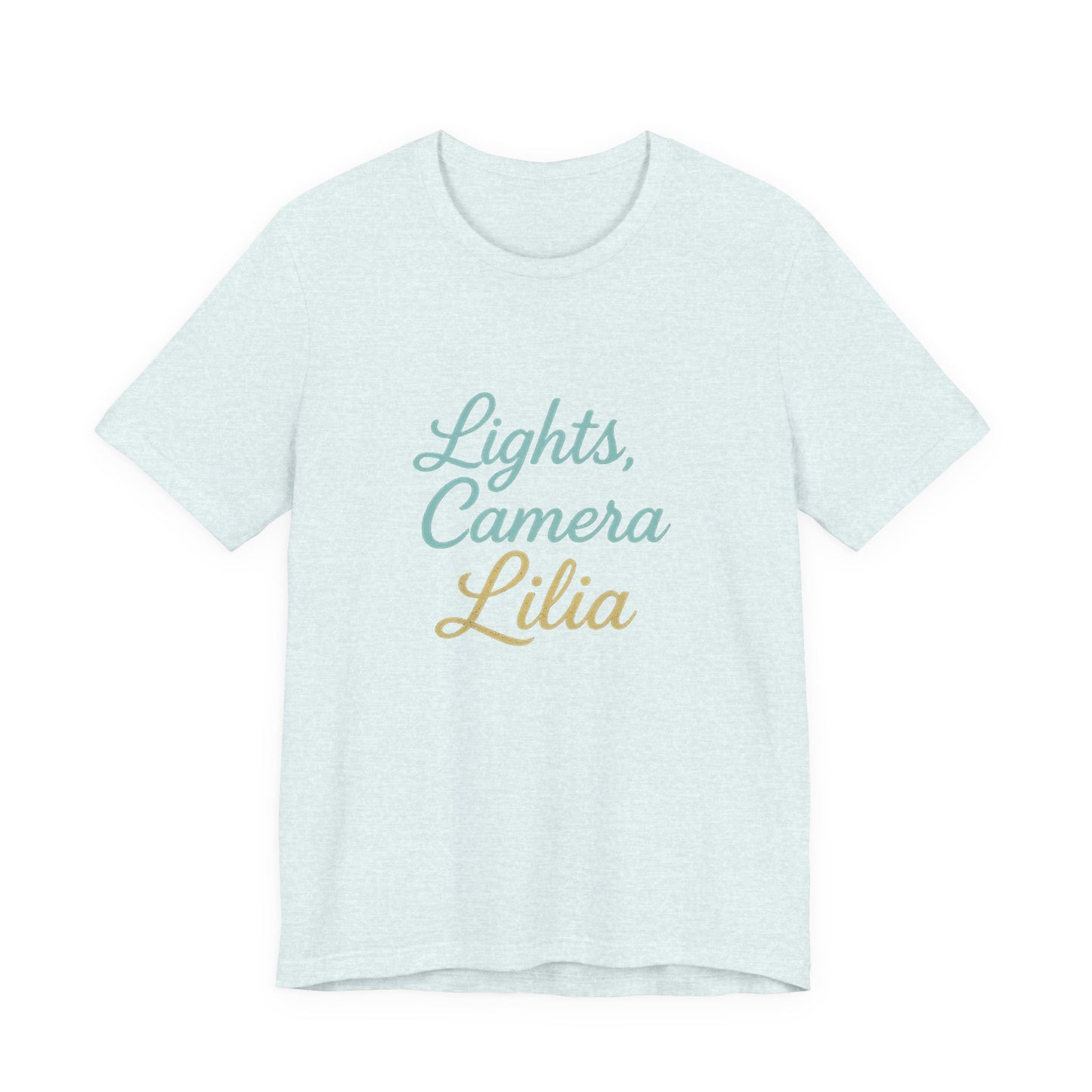Lights, Camera, Action Unisex Tee for Movie Lovers, Birthday Gift, Casual Wear, Party Essential, Star-Themed Celebration