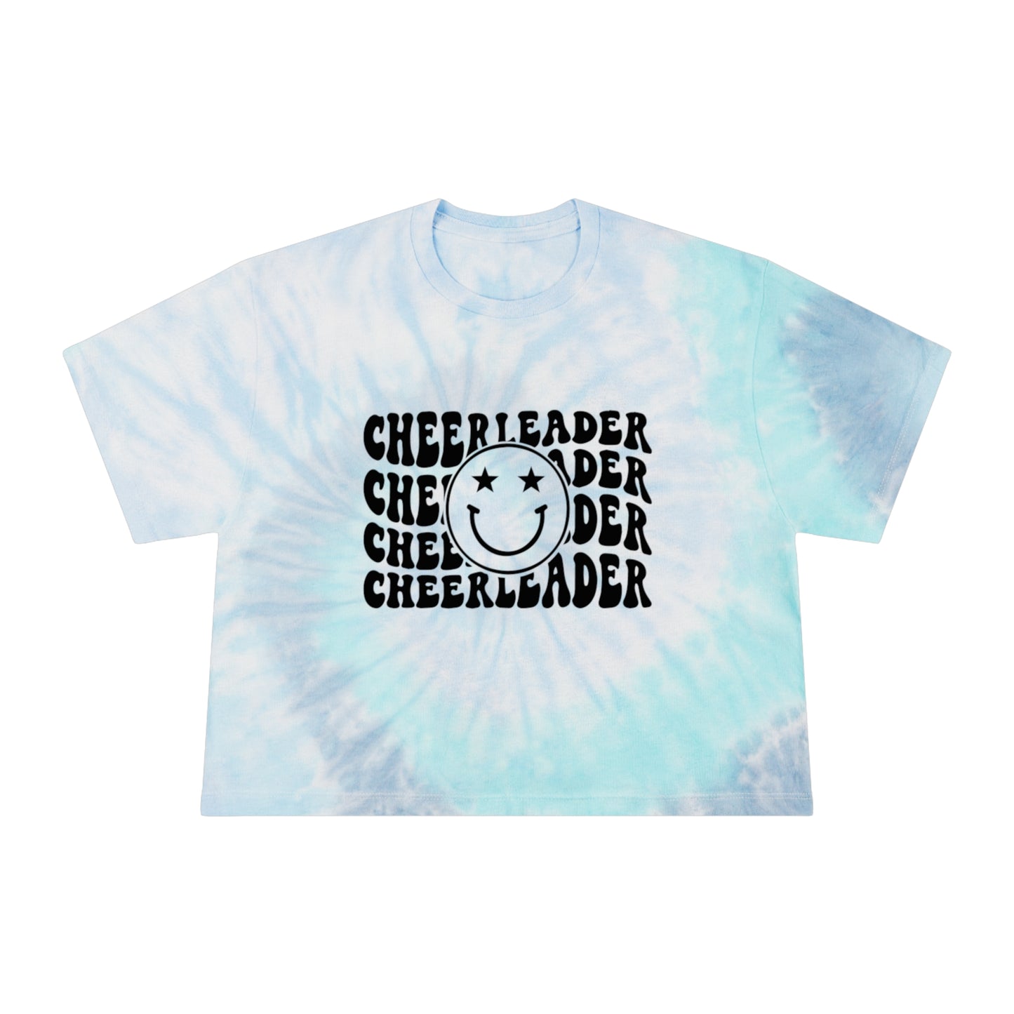 Cheerleader Women's Tie-Dye Crop Tee