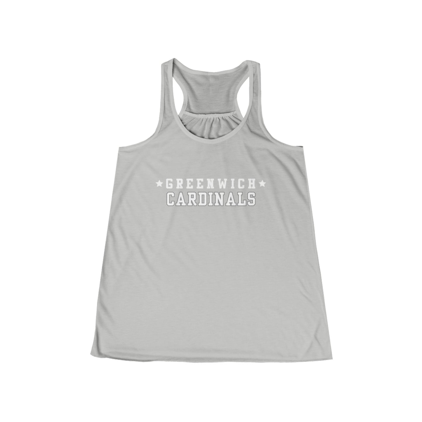 Cardinals Women's Bella and Canvas Flowy Racerback Tank
