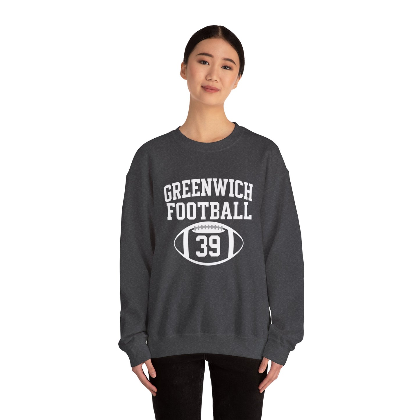 Greenwich Cozy Adult Collegiate Sweatshirt, Unisex Crewneck