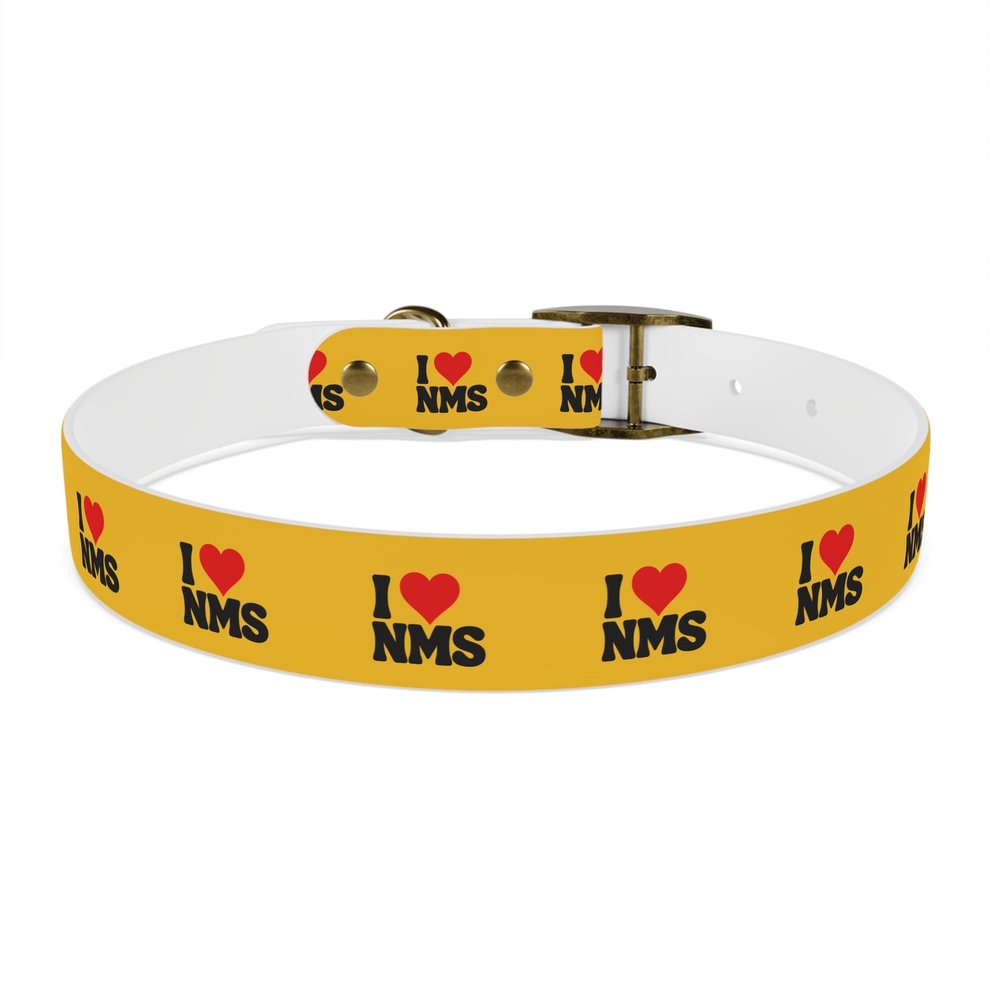 NMS I LOVE NMS Pet Collar YELLOW