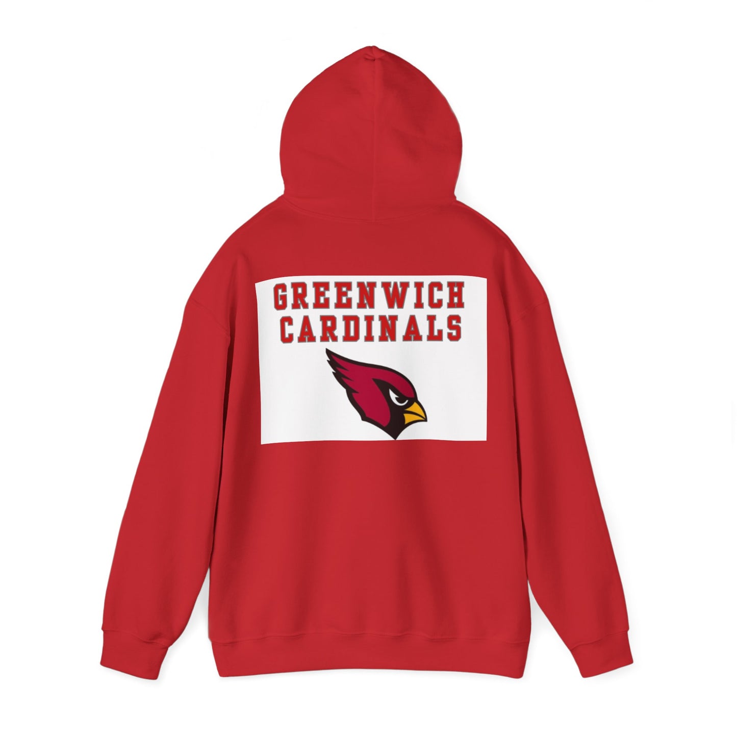 Greenwich white hoodie, Gift for Graduate, Gift for GHS Student, Unisex Heavy Blend™ Hooded Sweatshirt