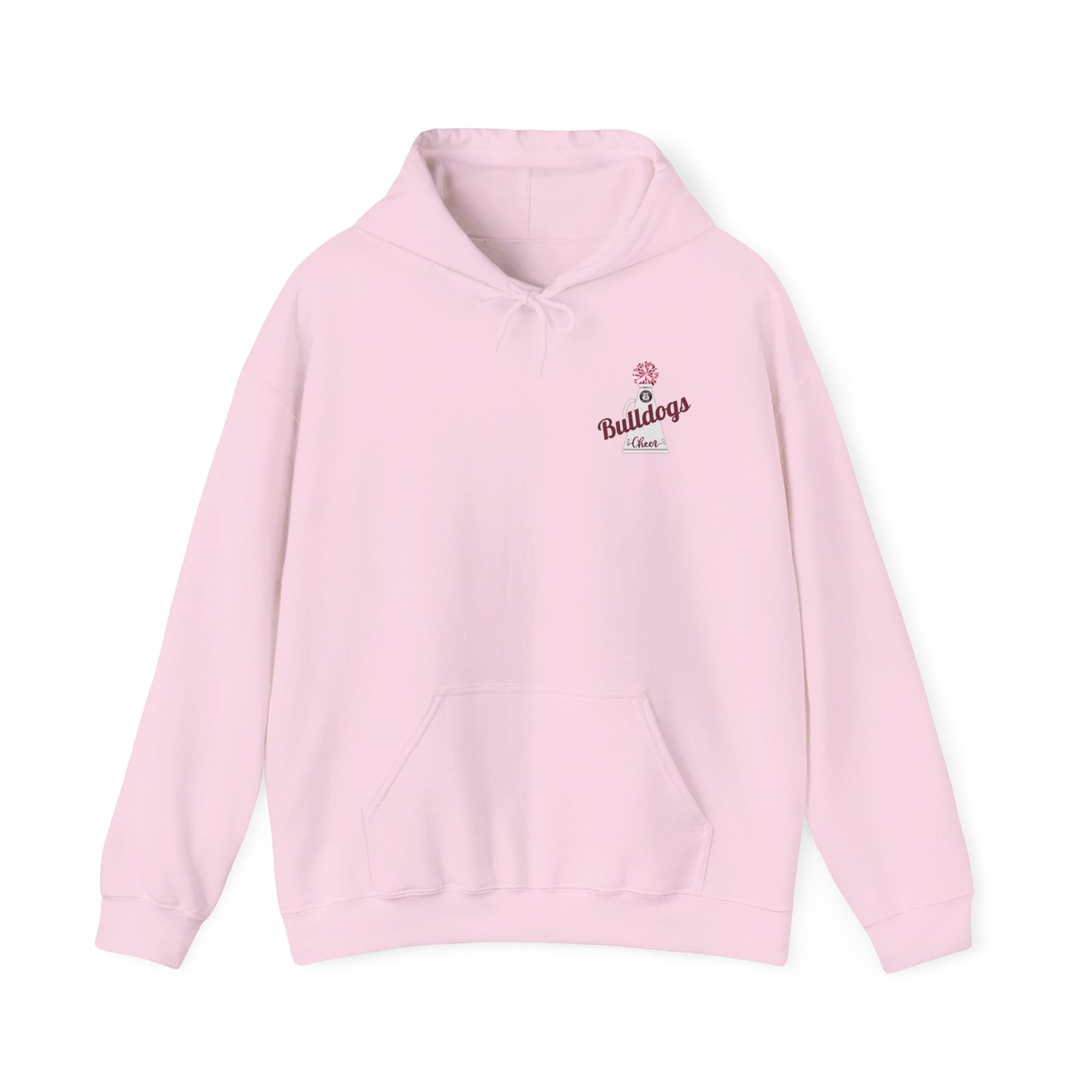 Bulldogs Cheer ADULT Cheer Mom Era Unisex Heavy Blend™ Hooded Sweatshirt