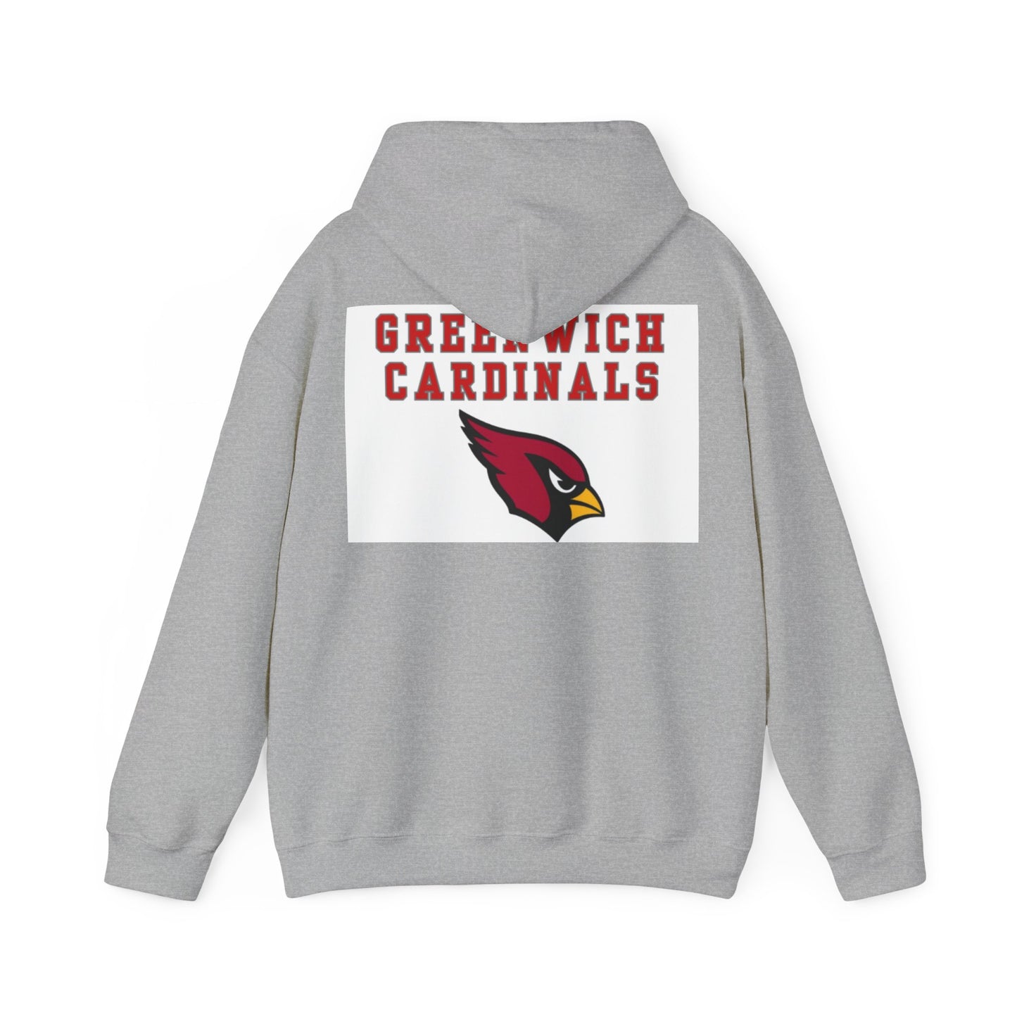 Greenwich white hoodie, Gift for Graduate, Gift for GHS Student, Unisex Heavy Blend™ Hooded Sweatshirt