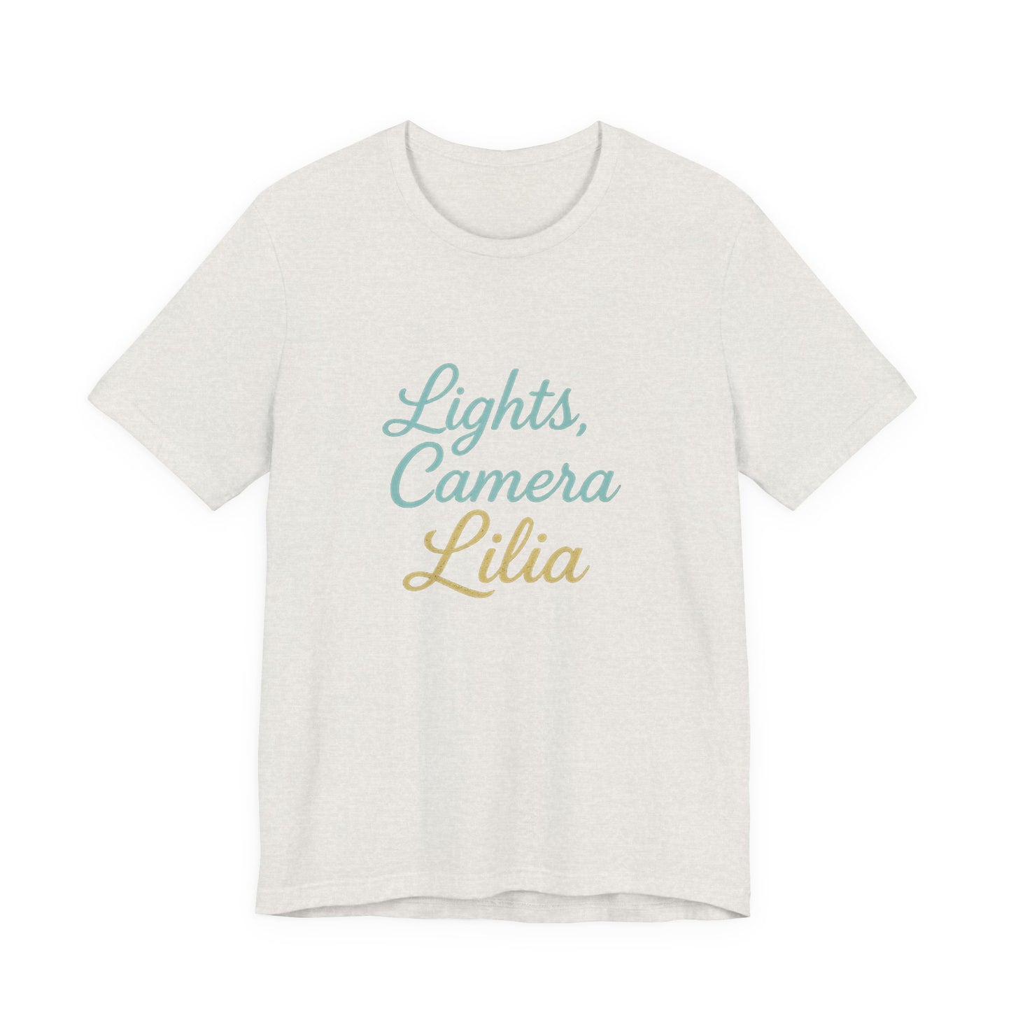Lights, Camera, Action Unisex Tee for Movie Lovers, Birthday Gift, Casual Wear, Party Essential, Star-Themed Celebration