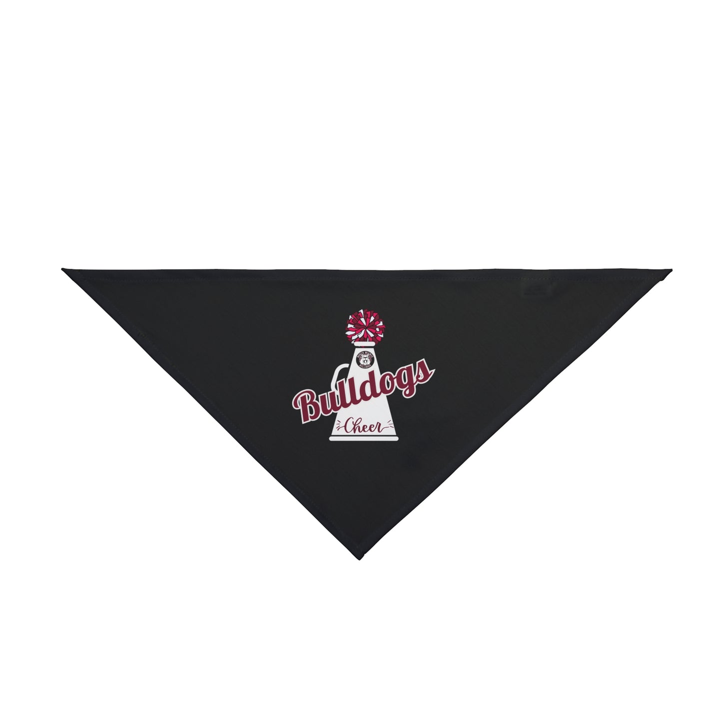 Bulldogs Cheer Pet Bandana, Dog Adopt Me Bandana, Dog customizable bandana, Dog Collar Bandana, Adopt Me Bandana