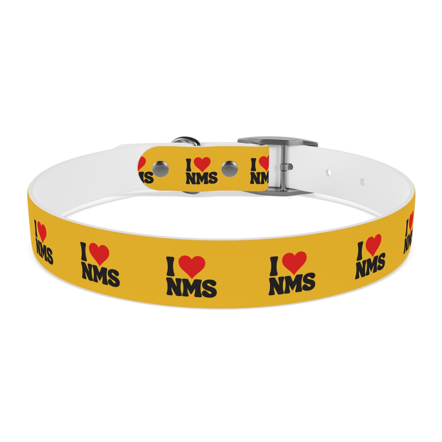 NMS I LOVE NMS Pet Collar YELLOW