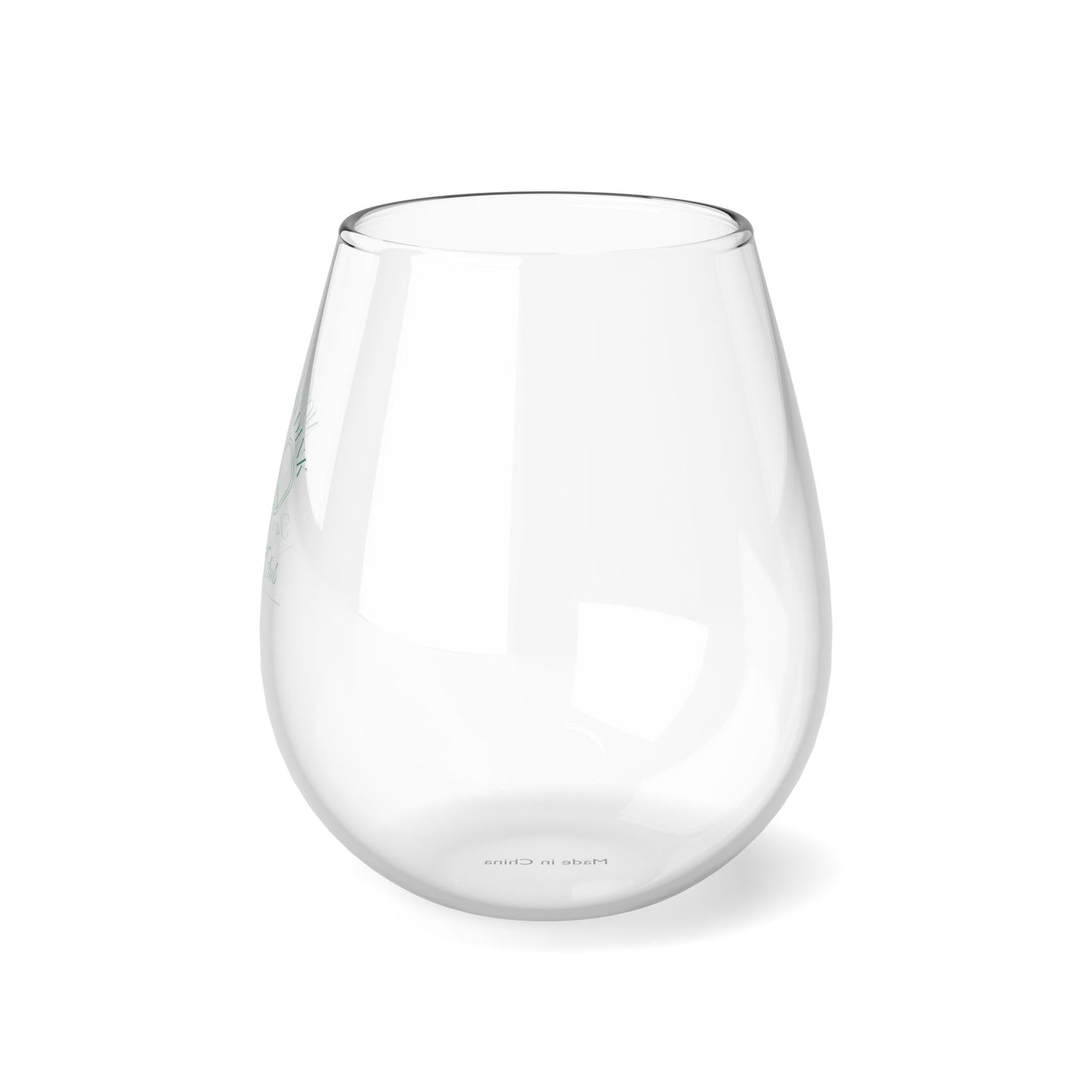 Pickleball Stemless Wine Glass, 11.75oz