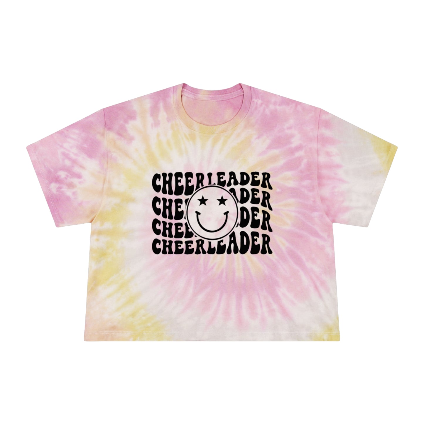Cheerleader Women's Tie-Dye Crop Tee
