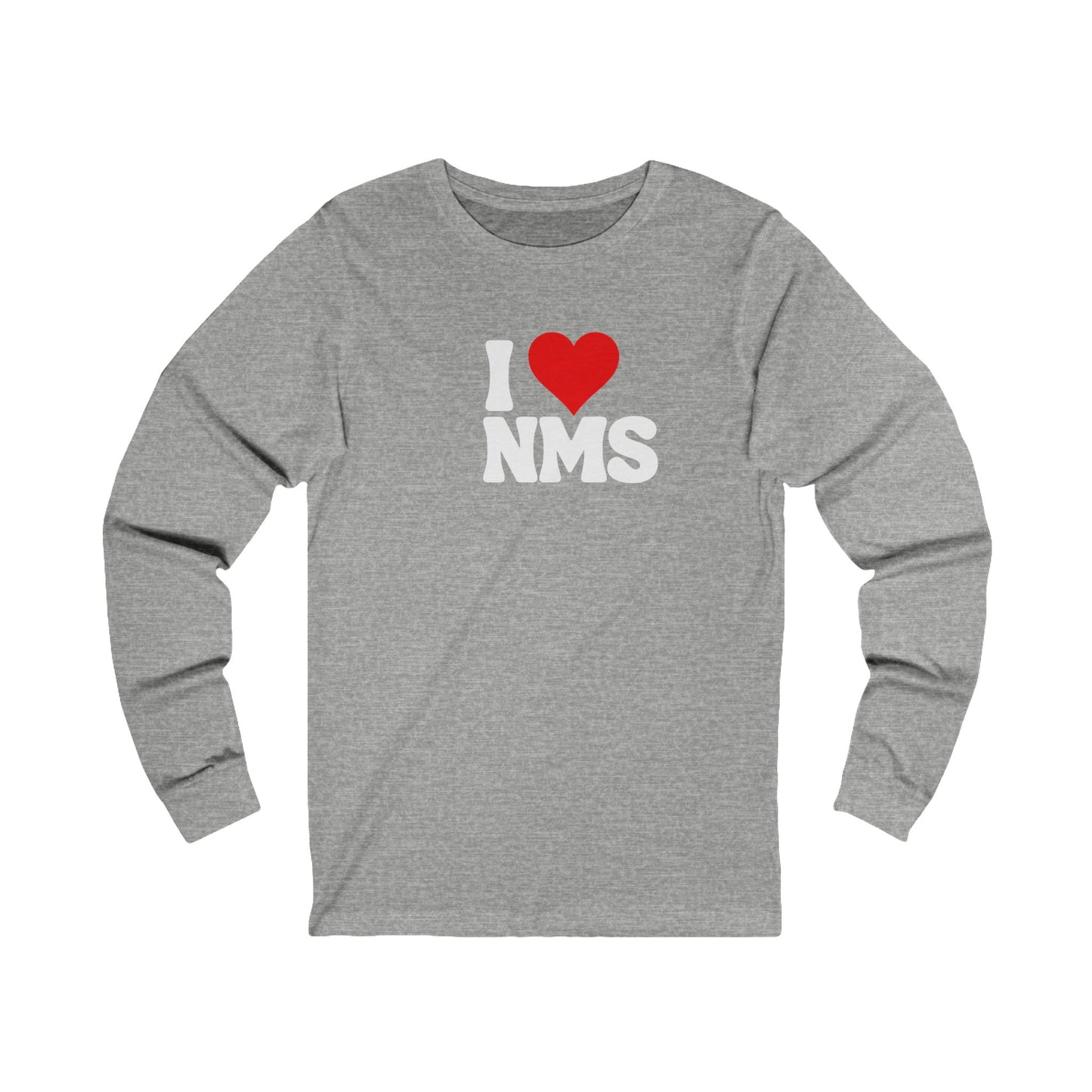 NMS I LOVE NMS Unisex Jersey Long Sleeve Tee