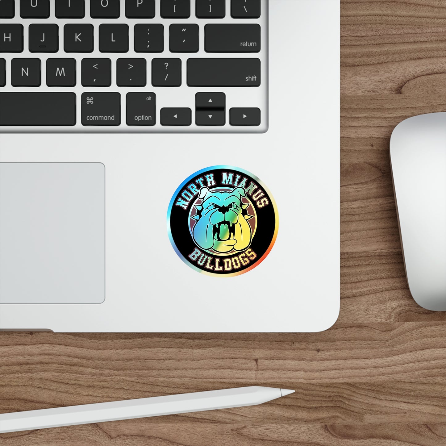 Bulldogs Holographic Die-cut Stickers
