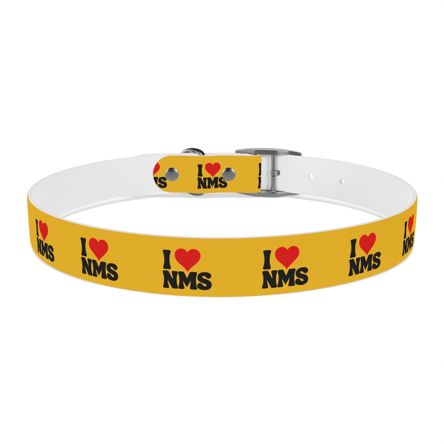 NMS I LOVE NMS Pet Collar YELLOW