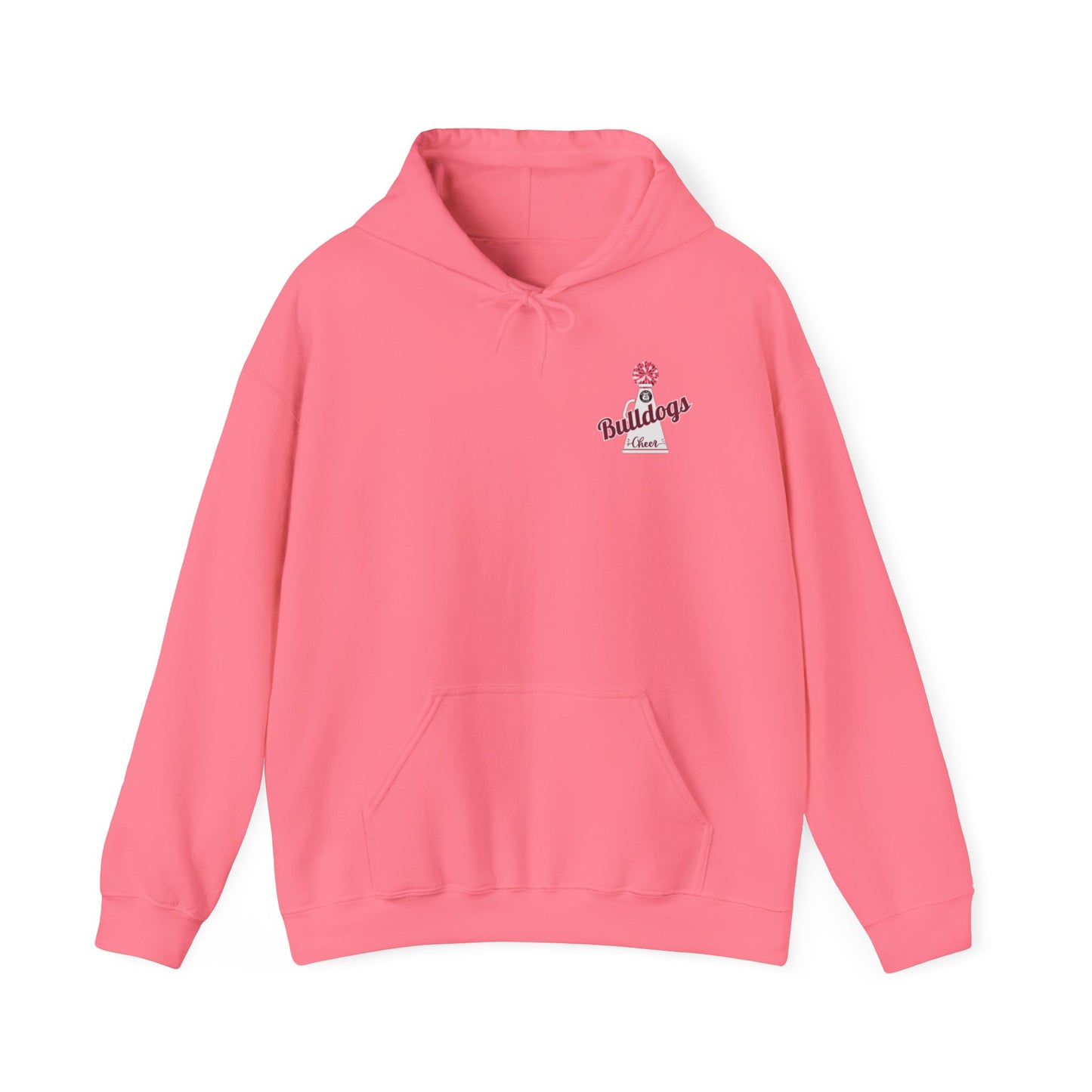 Bulldogs Cheer ADULT Cheer Mom Era Unisex Heavy Blend™ Hooded Sweatshirt