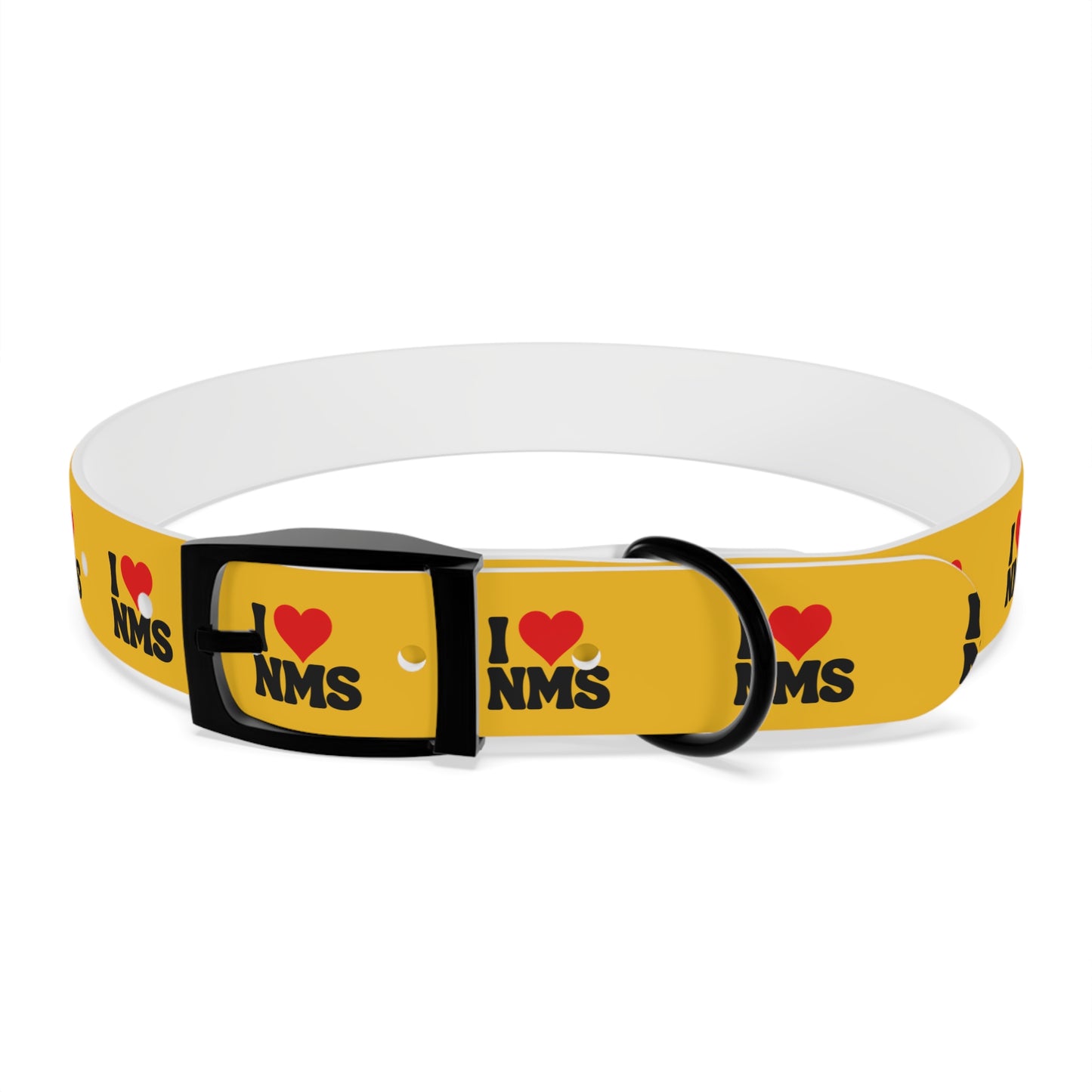 NMS I LOVE NMS Pet Collar YELLOW
