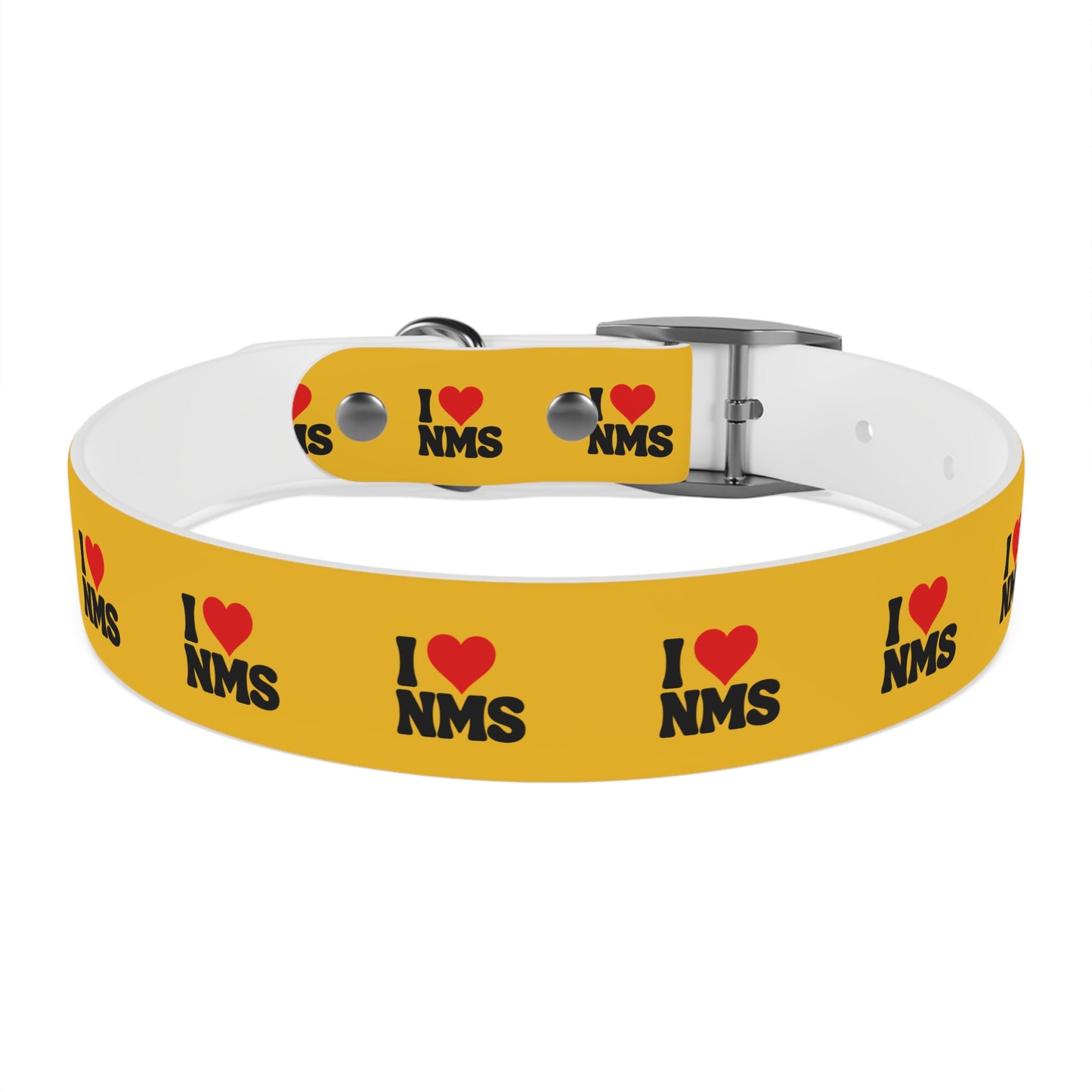 NMS I LOVE NMS Pet Collar YELLOW